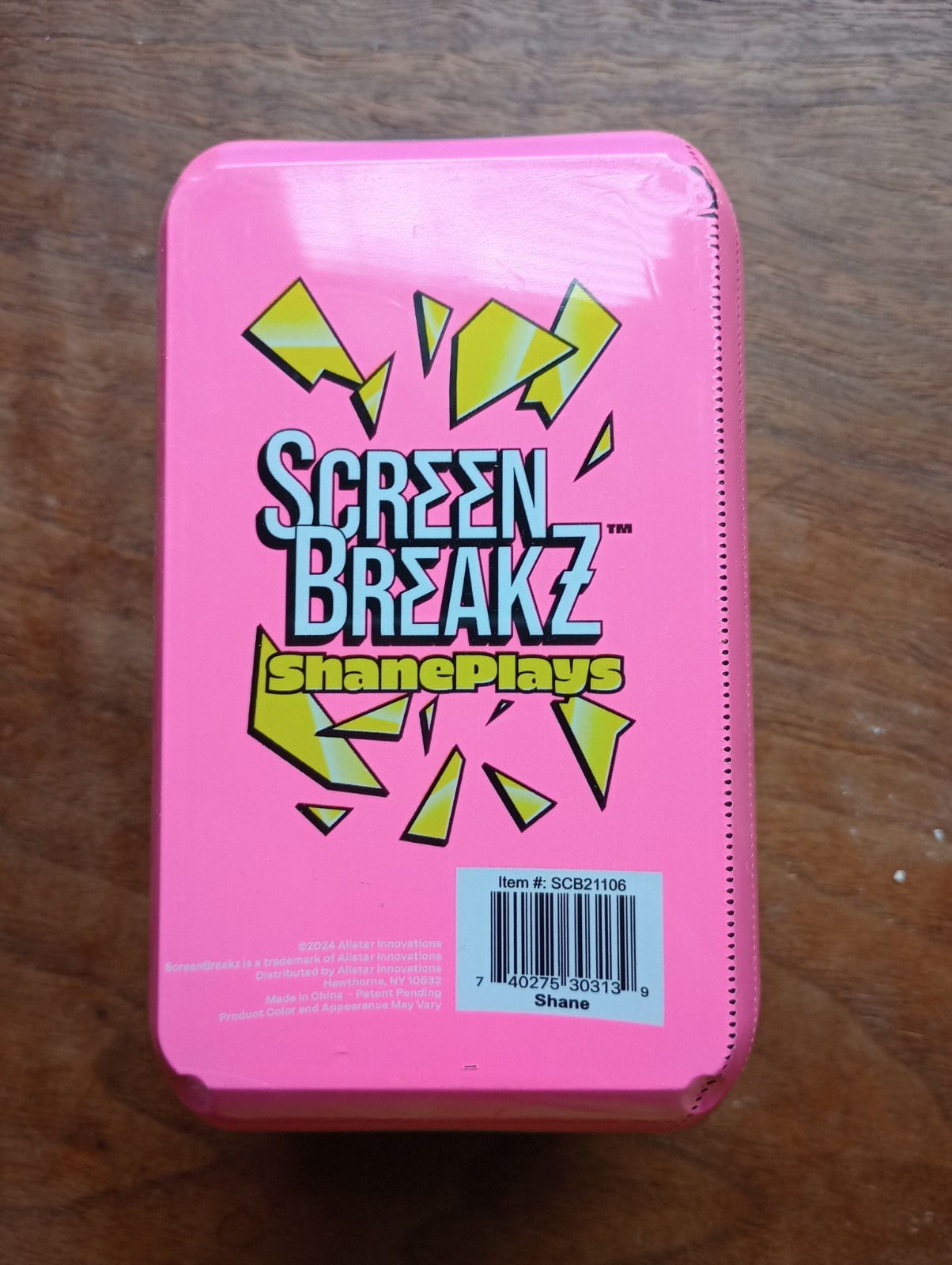 Screen Break Z (5) BrittPlays, The Professor,RyGuyRocky, ShanePlays, Poke (NIB)