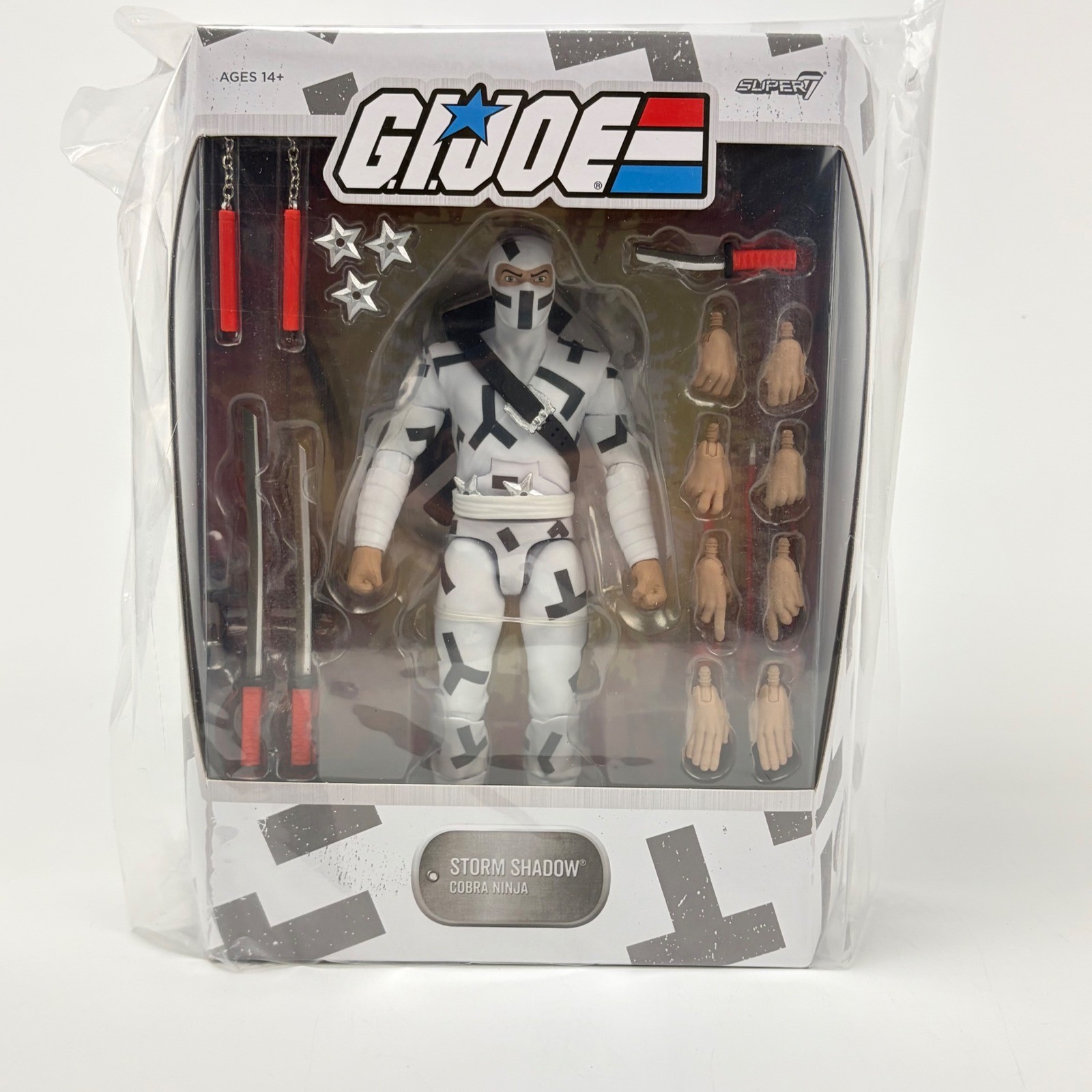 Super7 GI Joe Ultimates Storm Shadow Camouflage 7 Inch Figure Exclusive New
