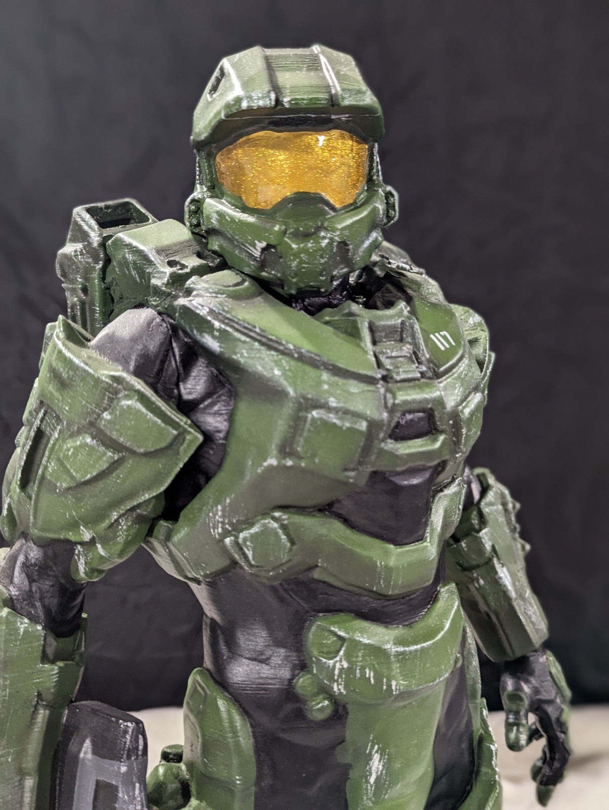 HALO – Master Chief 117 – fanart – 21” FDM 3D printed & panted Figure