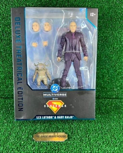 McFarlane DC Superman Movie Deluxe Theatrical Lex Luthor & Kaiju BRAND NEW