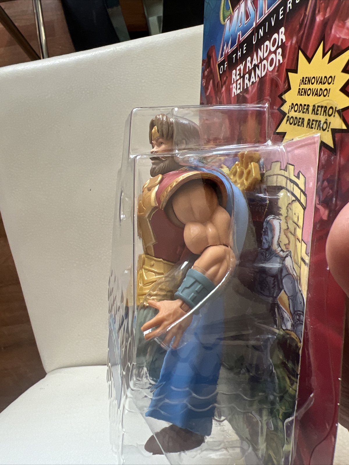 King Randor / Rey Randor Mattel Masters of the Universe Mexican/ Portuguese