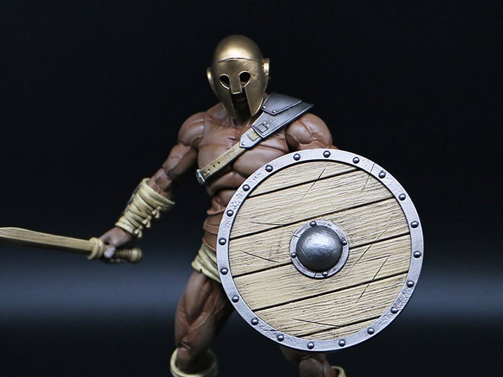 Xesray Studio Combatants Fight For Glory GLADIATOR TRAINEE B Gold 1:12 Figure