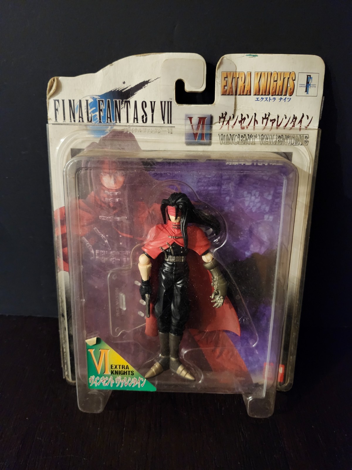 Vincent Valentine Action Figure 1997 FINAL FANTASY VII 7 Bandai MOC NEW #2