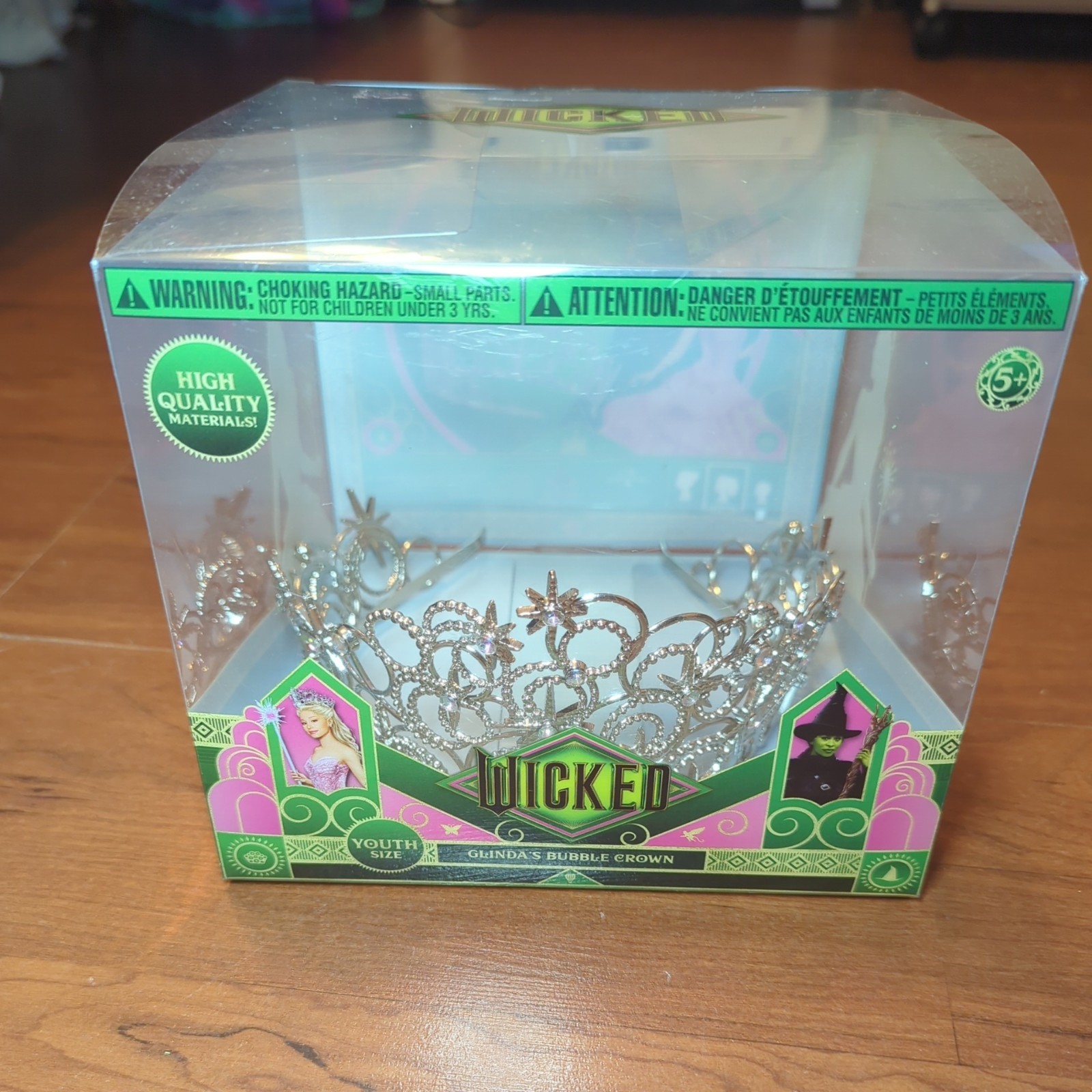 Wicked Glinda&rsquo;s Bubble Crown Youth Size Collection Open Glinda Tiara NN3123