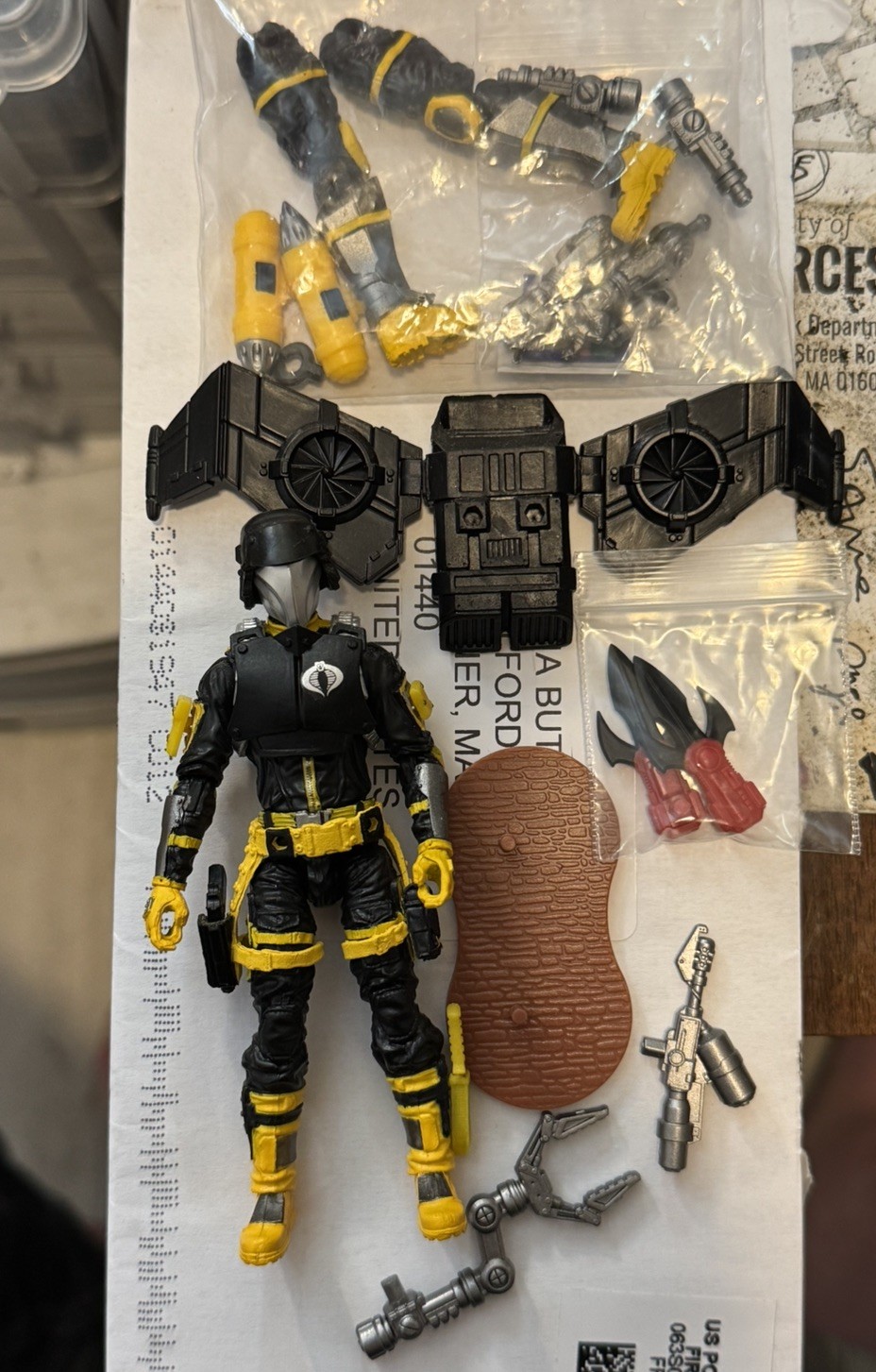 1:18 Marauders Task Force custom cobra gi Joe COBRA B.A.T. Extra parts