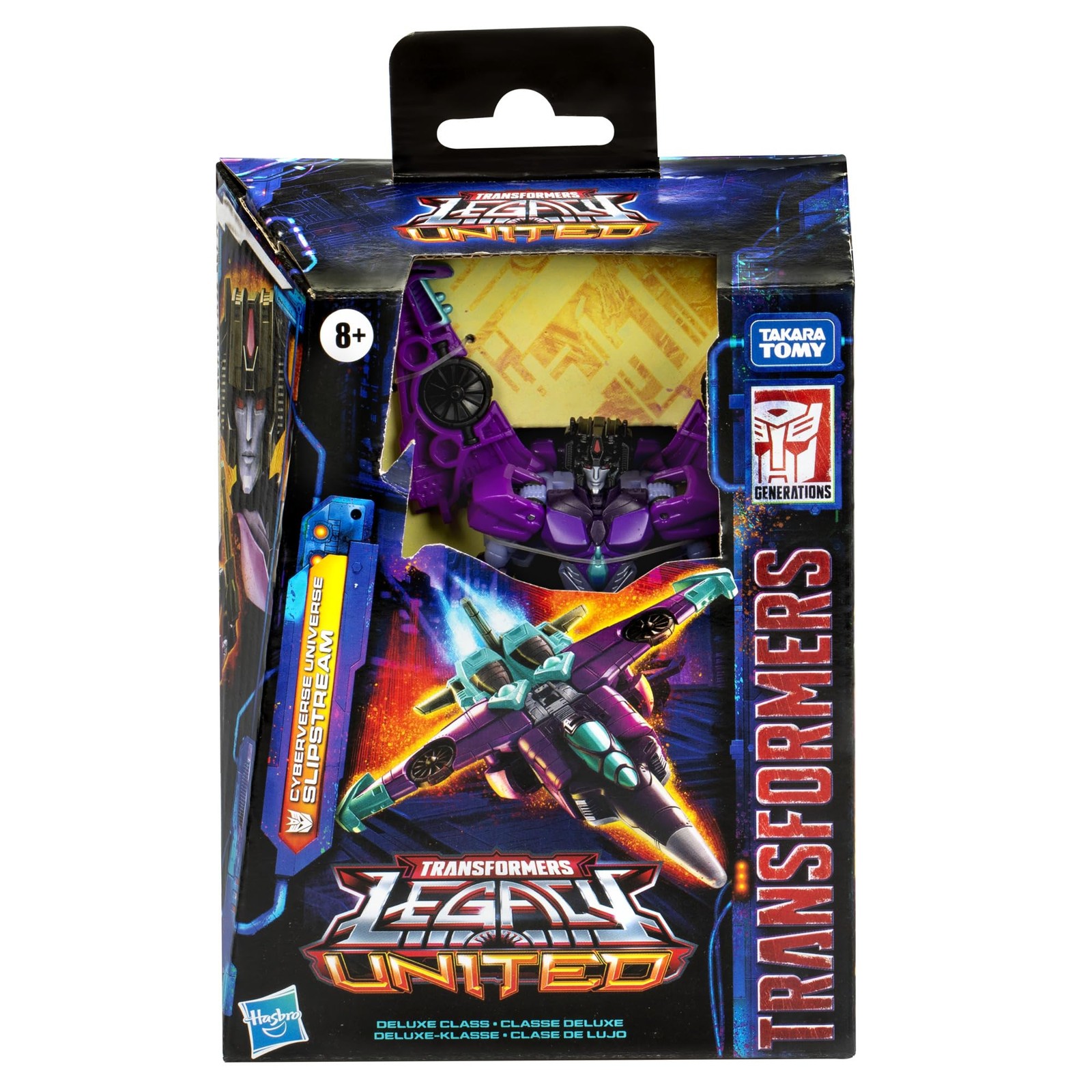 Transformers Legacy United Deluxe Class Cyberverse Universe Slipstream, 5.5-inc
