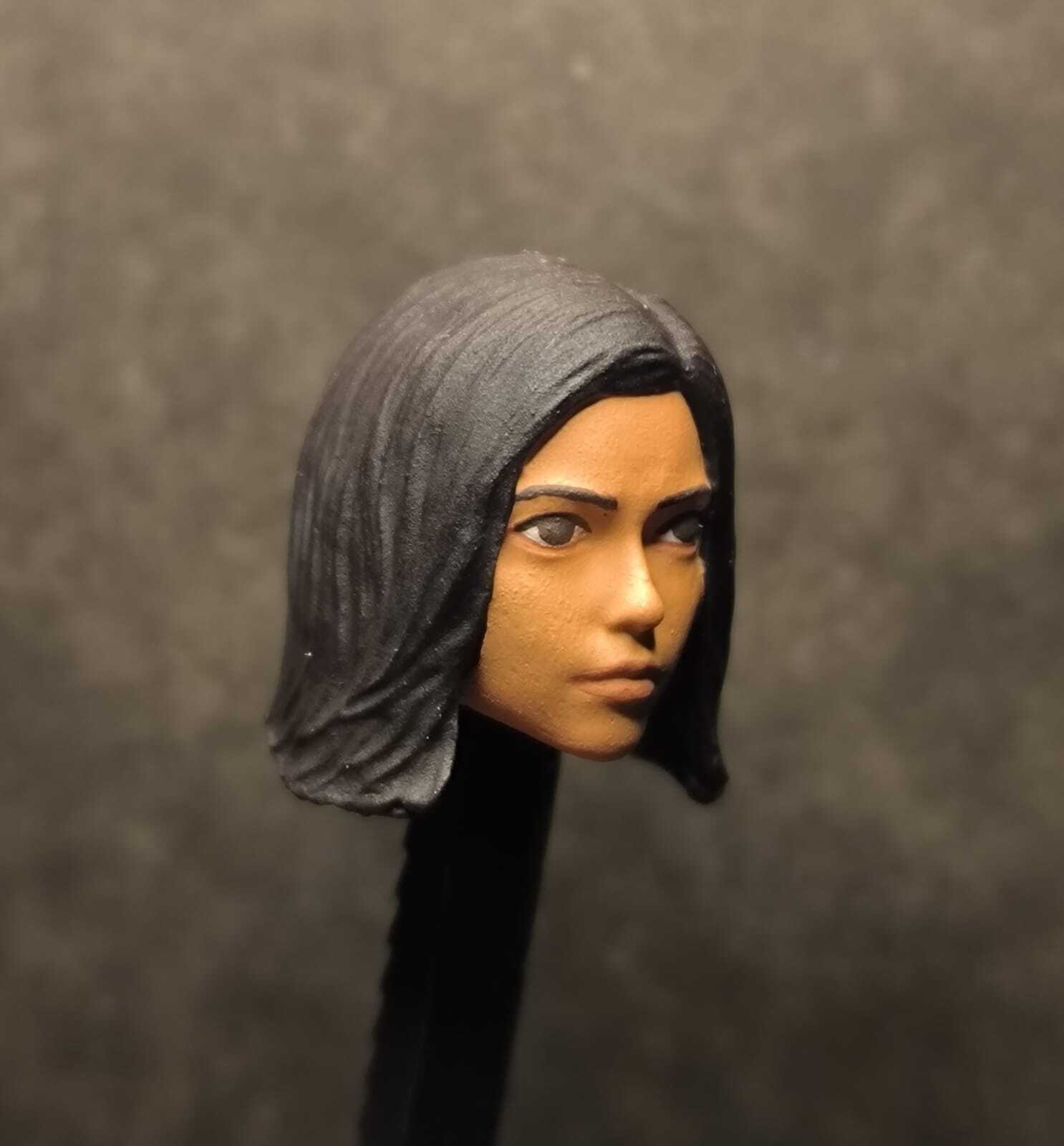 193 ALITA BATTLE ANGEL young female beauty resin headcast for action figure