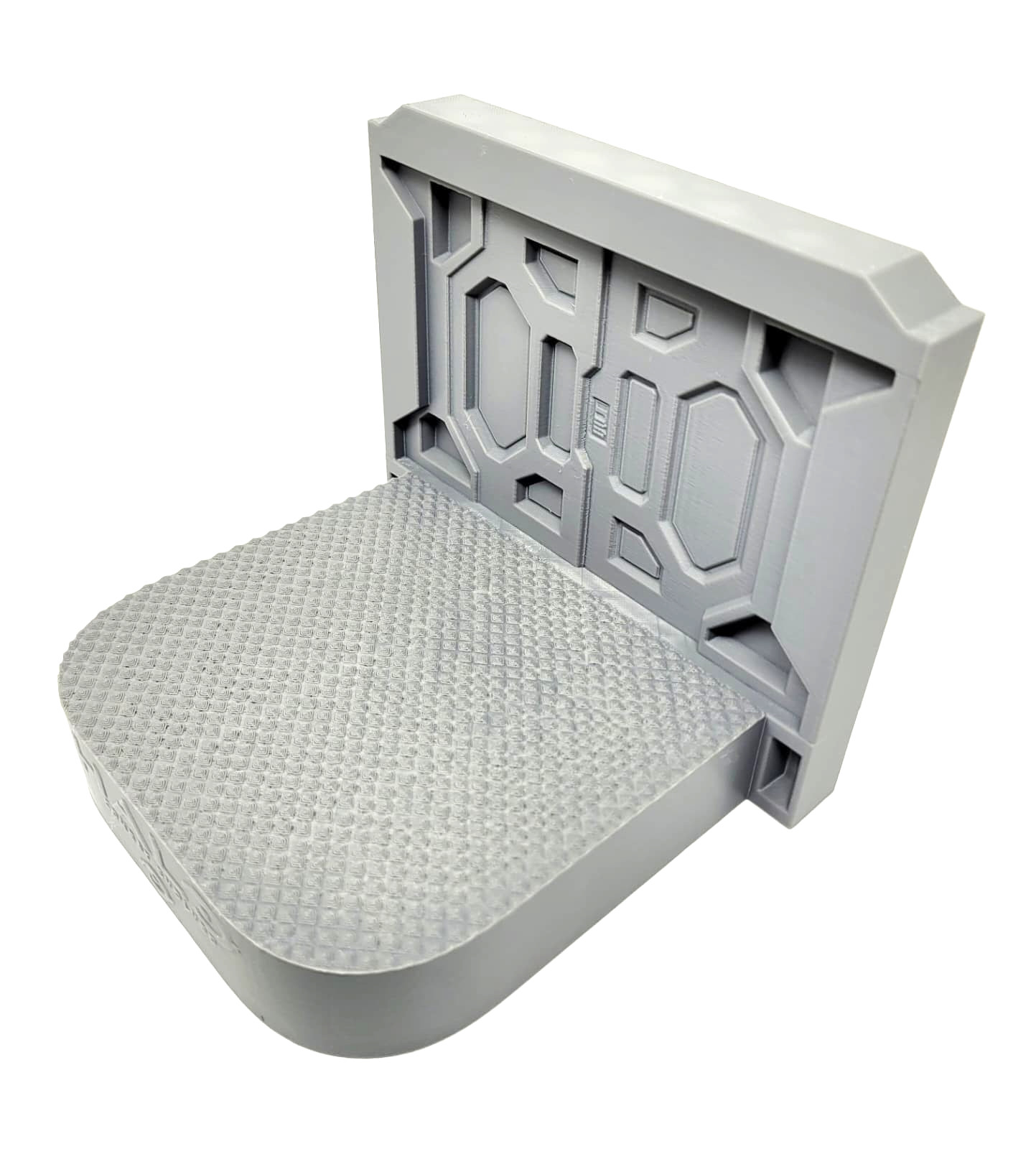 Halo Combat Evolved Diorama Display Base 1:12 1:18 3D Printed Gray Sci-Fi Door