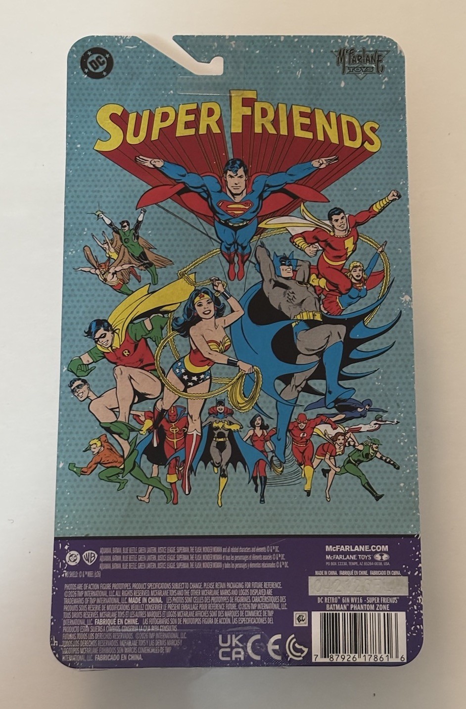 McFarlane DC Retro Super Friends Phantom Zone Batman Red Platinum 2026 *in Stock