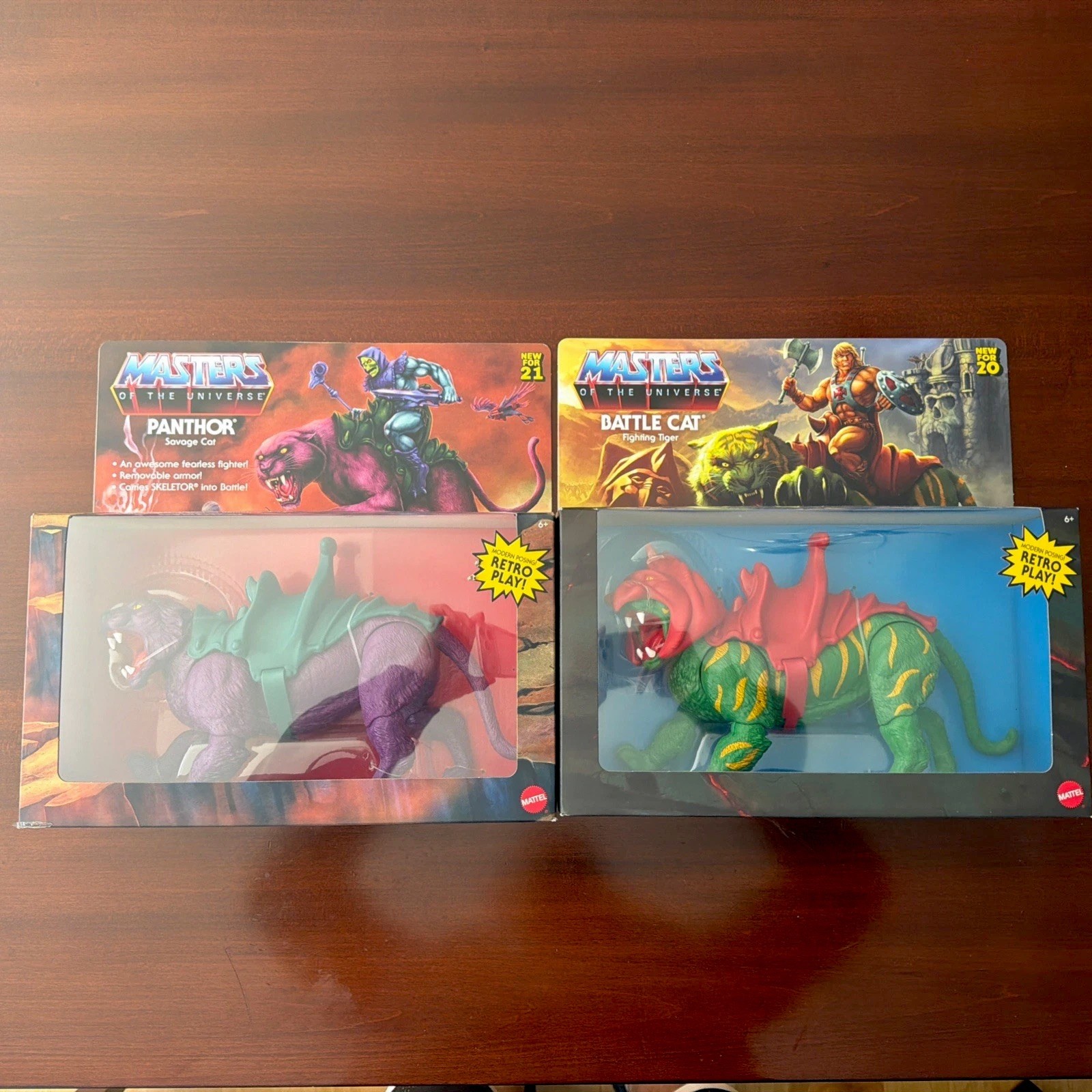 Masters of the Universe Origins BATTLE CAT & PANTHOR Figures Set of 2 – NEW!