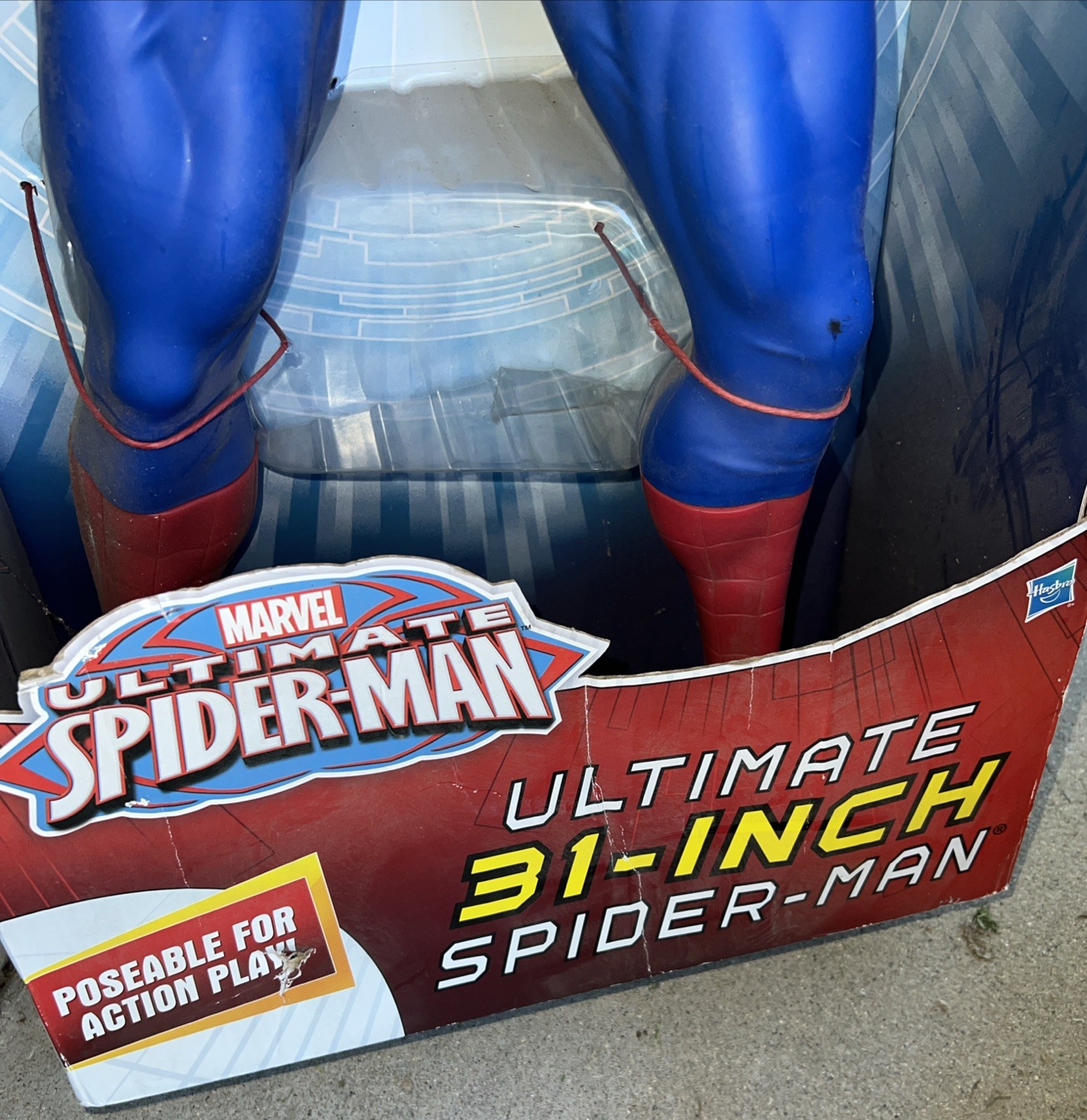Marvel Spiderman Ultimate 31&Prime; Inch Action Figure Poseable Large Huge 2013 Hasbro