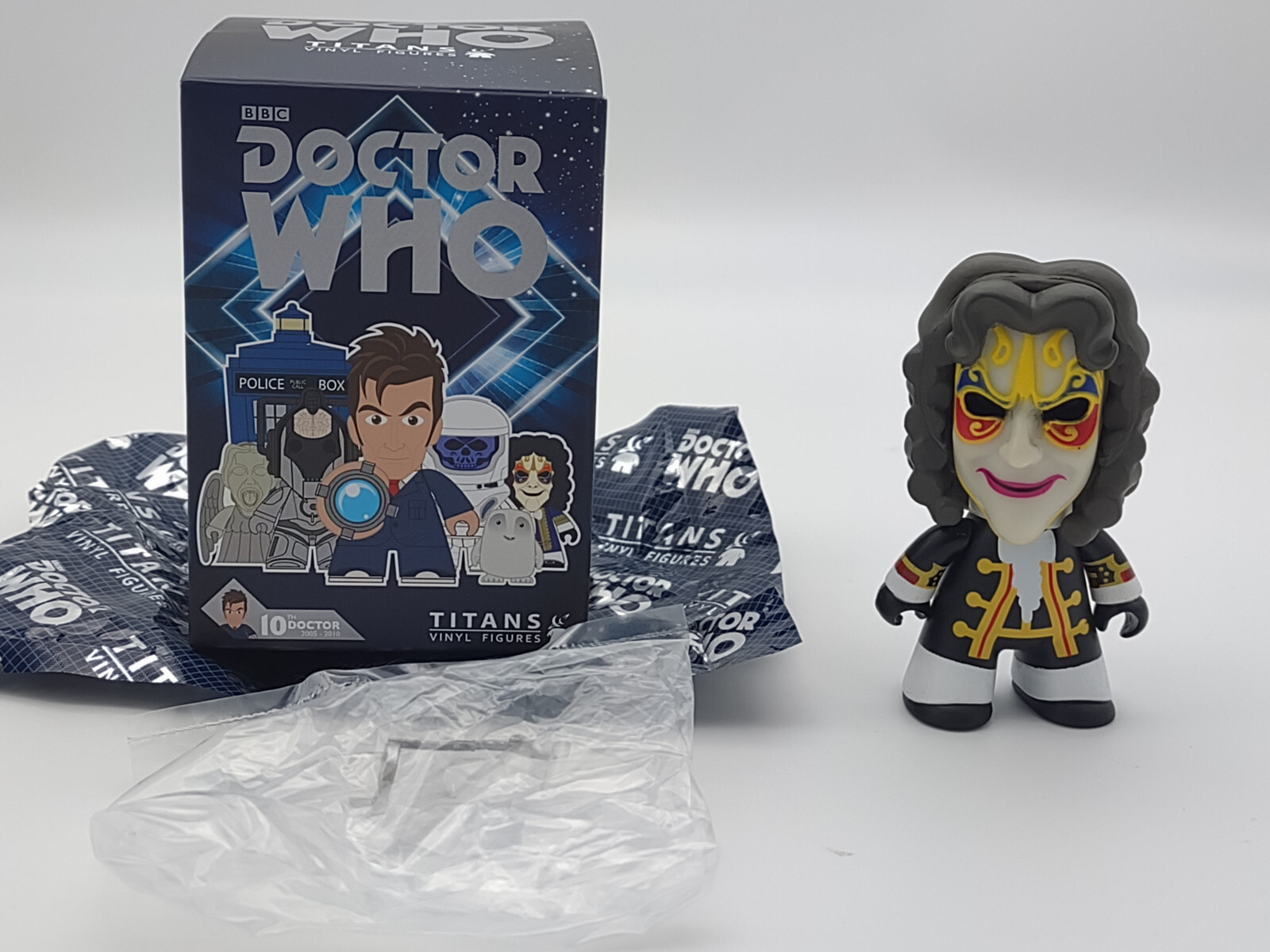 Titans Doctor Who Clockwork Robot Black 3&Prime; Vinyl Figure 1/40 Chase 10th Dr