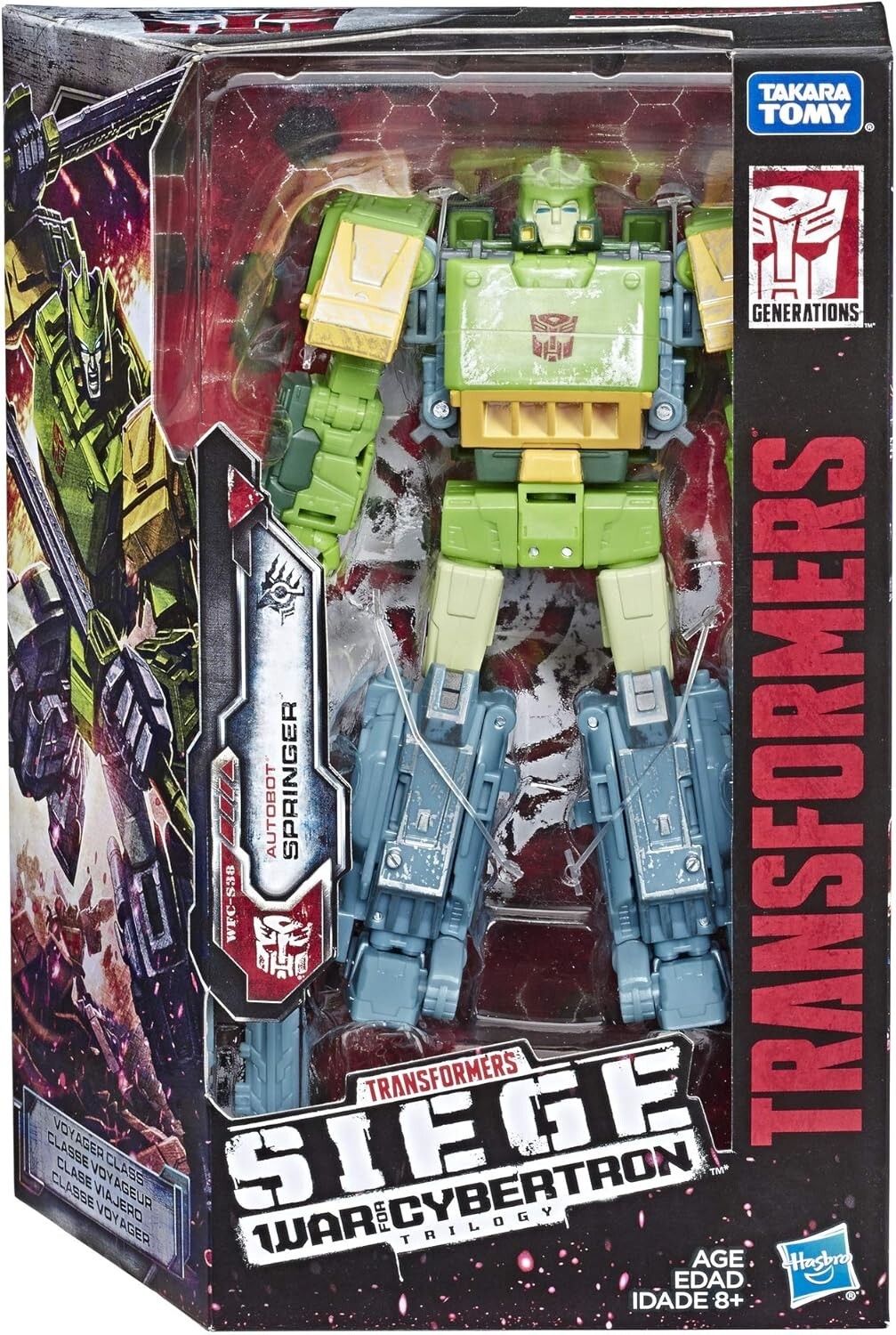 Transformers Voyager Class Autobot Springer Action Figure – Customizable Weapons