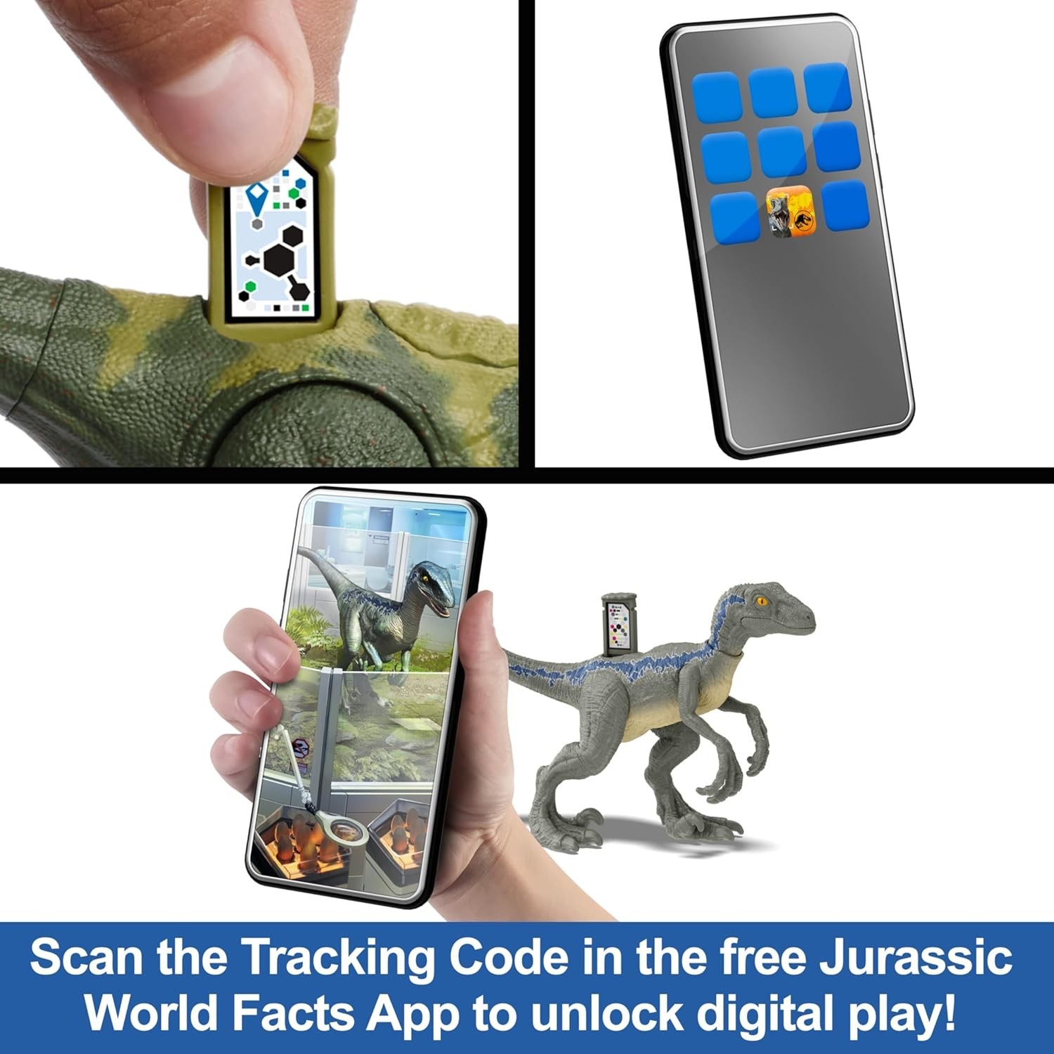 Large Dinosaur Action Figure with Attack Feature and Sounds