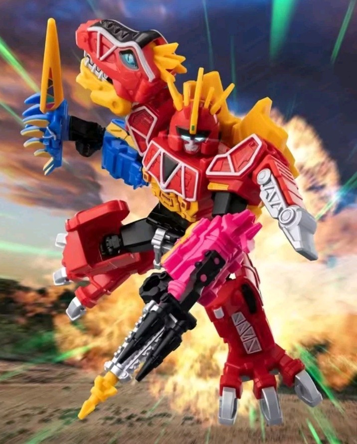 Blokees Galaxy Super Sentai Power Rangers Dino Charge Megazord figure 4&Prime;