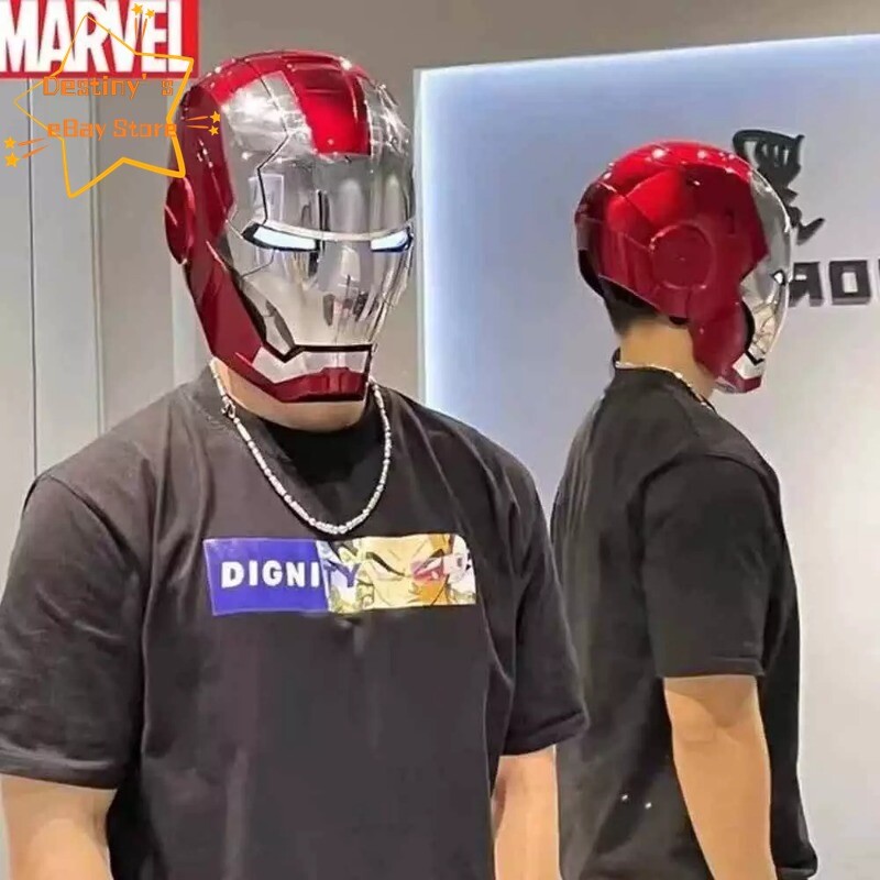 MK5 Helmet AUTOKING Iron Man 1:1 Remote Voice Control Wearable Cosplay Prop Mask