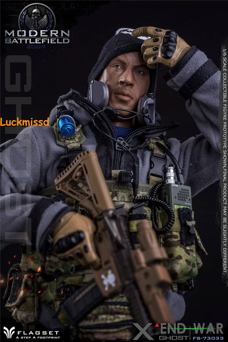 1/6 FLAGSET FS73033 END WAR GHOST « X » Tom Clancy&rsquo;s Endwar Action Figure Model