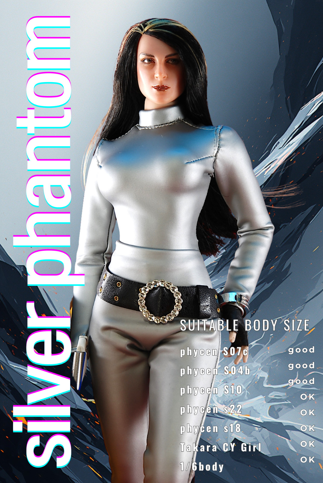 IRIS “Silver Phantom” Battle Suit –1/6 Female Figures (TBLeague S07C/S22)