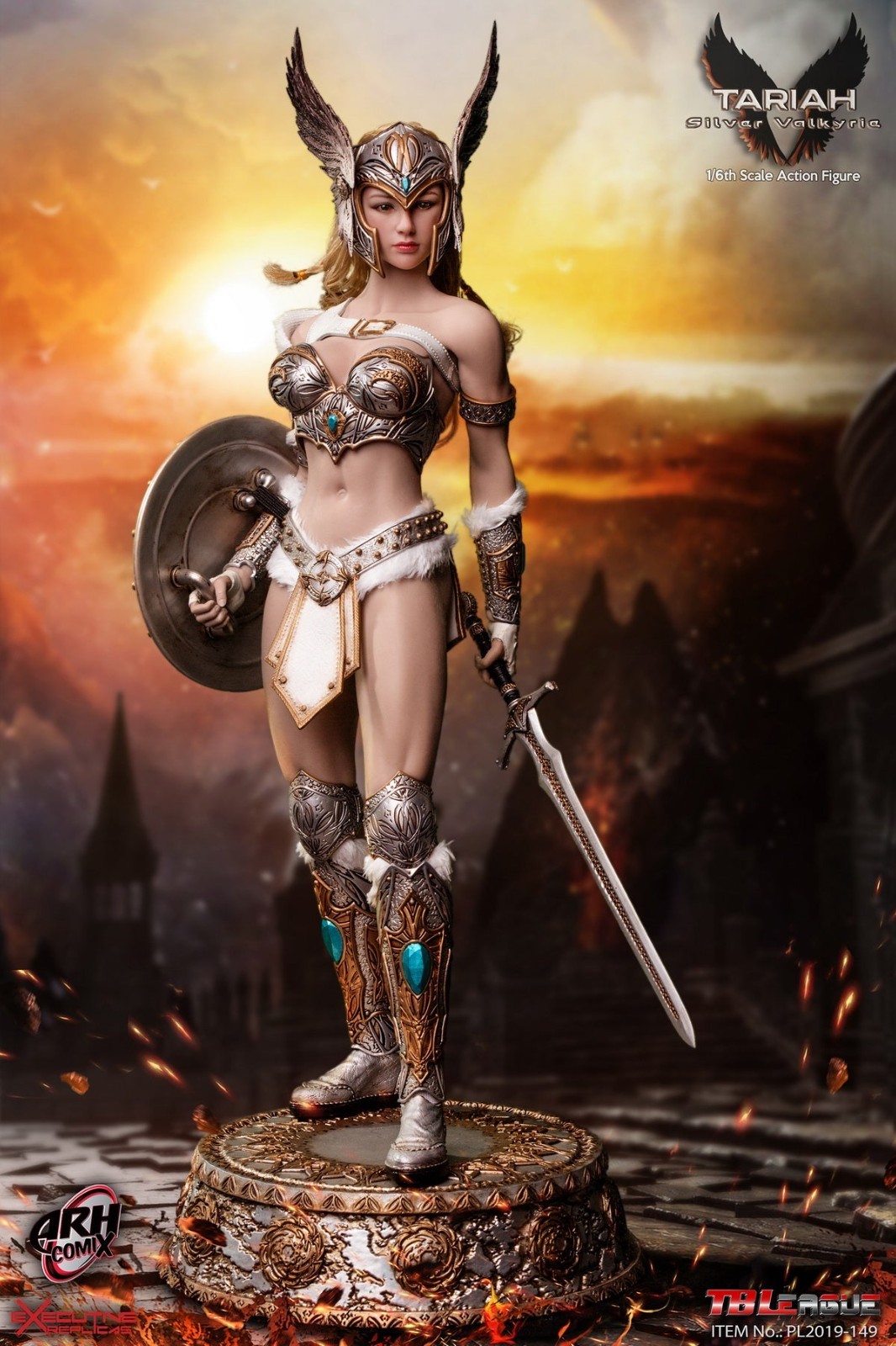 NEW Tbleague Phicen Tariah Silver Valkyrie 1:6 12-inch Action Figure Pl2019-149