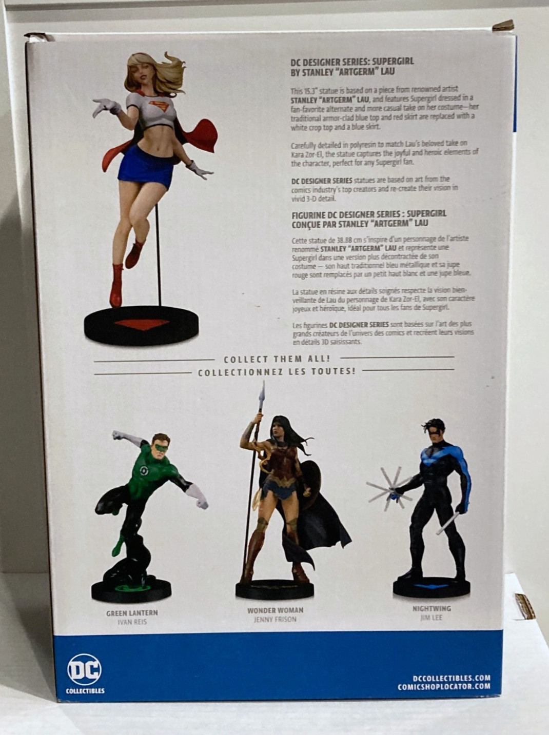 Sealed DC Comics Designer Series Stanley Lau Supergirl 15&Prime; Statue LE #2018/5000