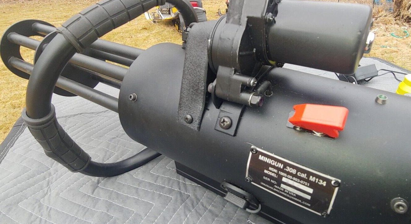 HAND HELD, 18V POWERED M134 Chaingun FANTASY Minigun