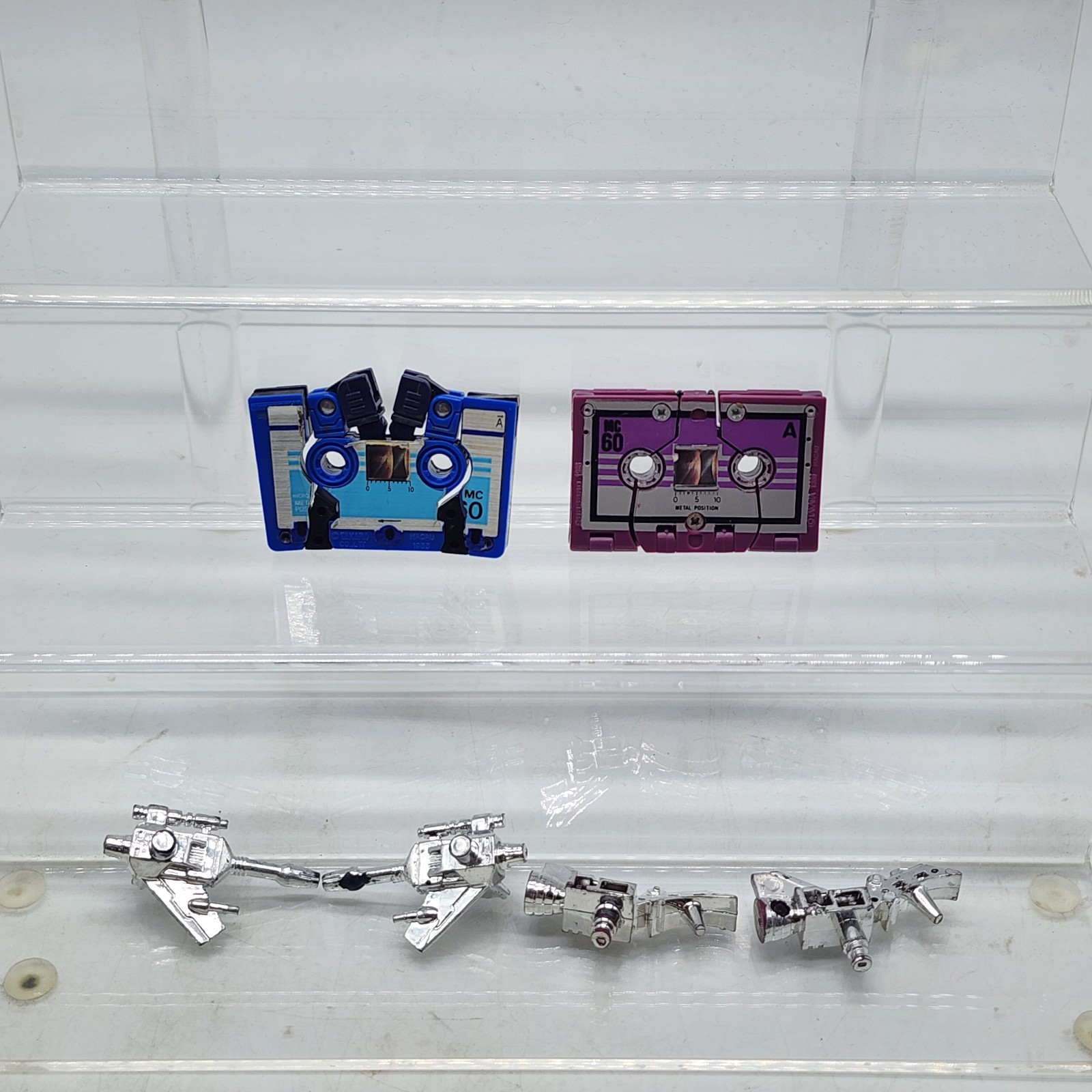 1986 Transformers G1 Ratbat & Frenzy Complete Hasbro Takara Silver Weapons *READ