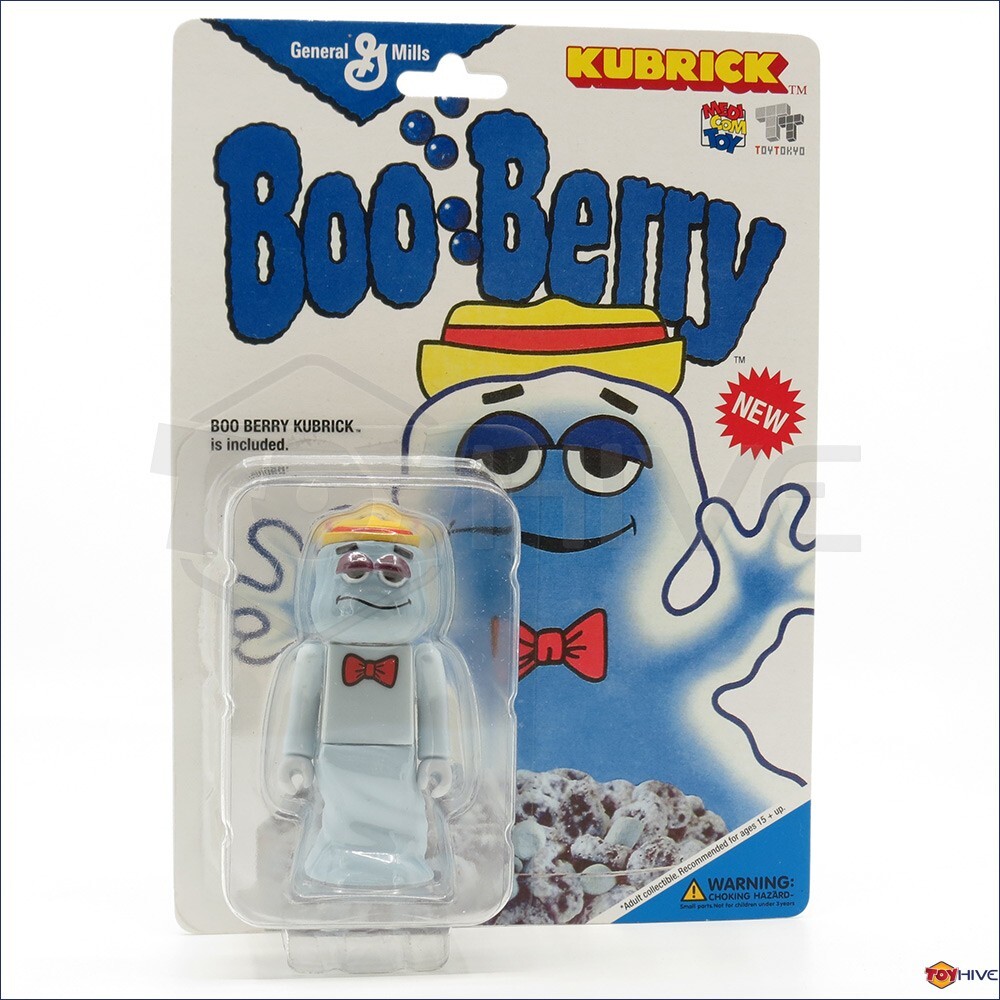 Kubrick Boo Berry General Mills cereal figure on card by Medicom Toys