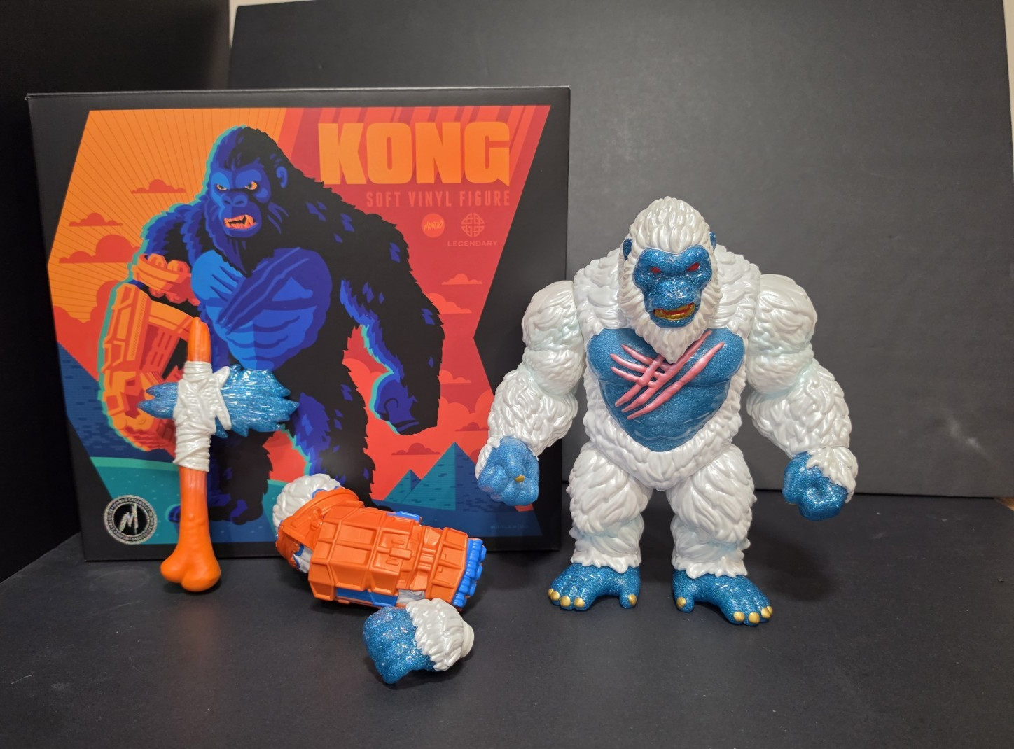 Mondo Godzilla x Kong: The New Empire Primal Frost King Kong Figure 10inch