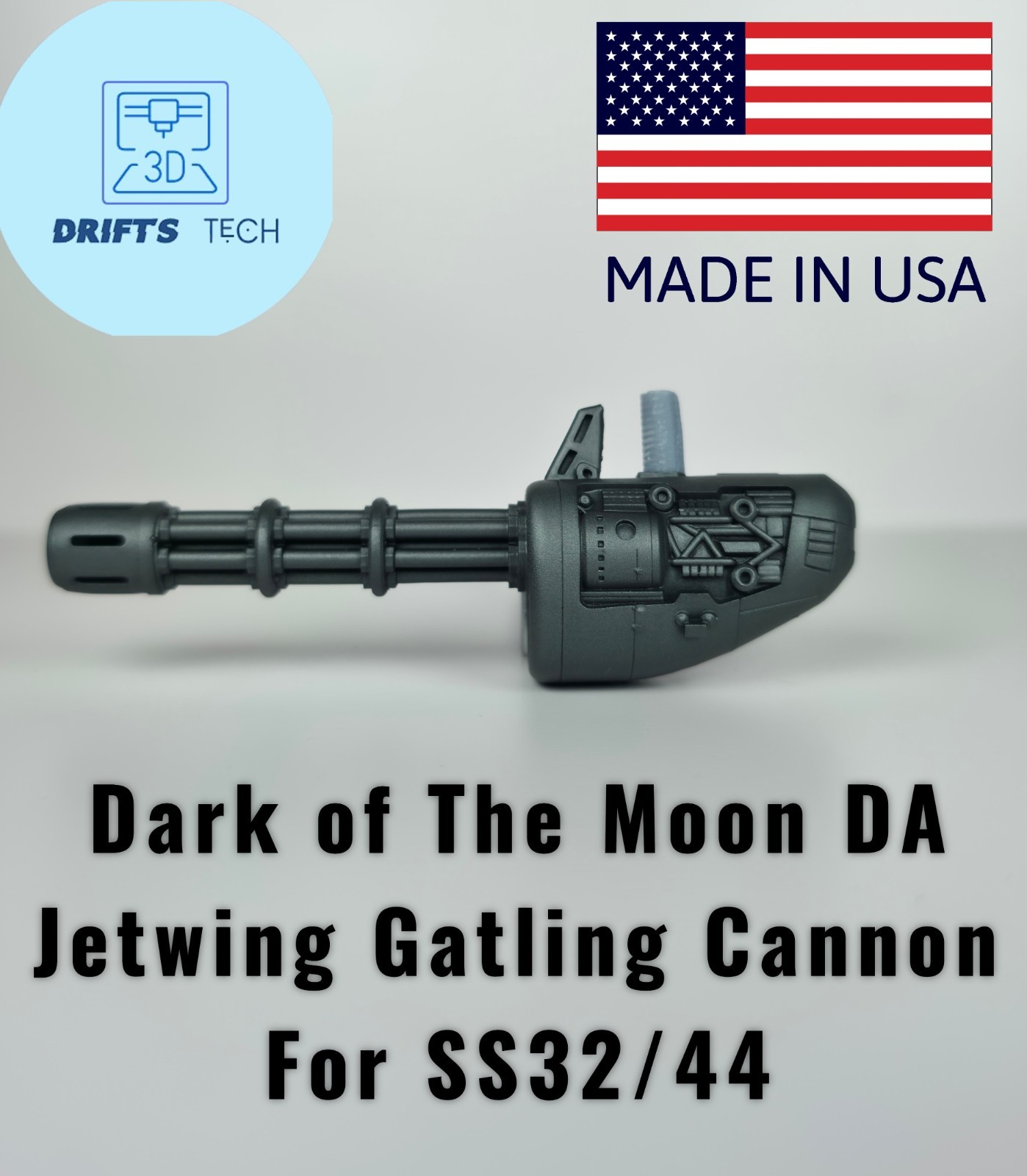 Jetwing Gatling Cannon Upgrade Kit for Studio Series 32 SS44 OP Optimus 3D Print