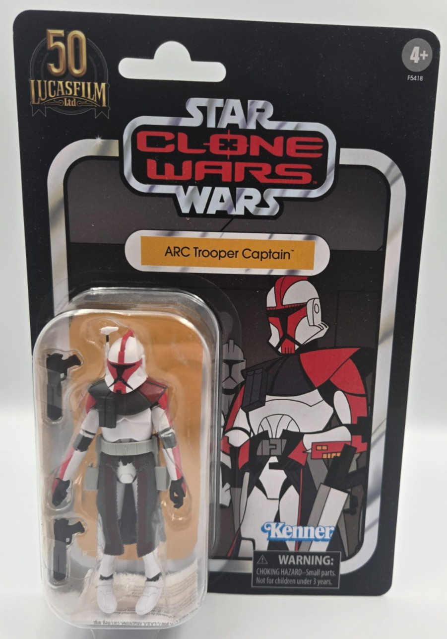 Star Wars Vintage Collection ARC Trooper Captain VC213 Clone Wars Hasbro Figure