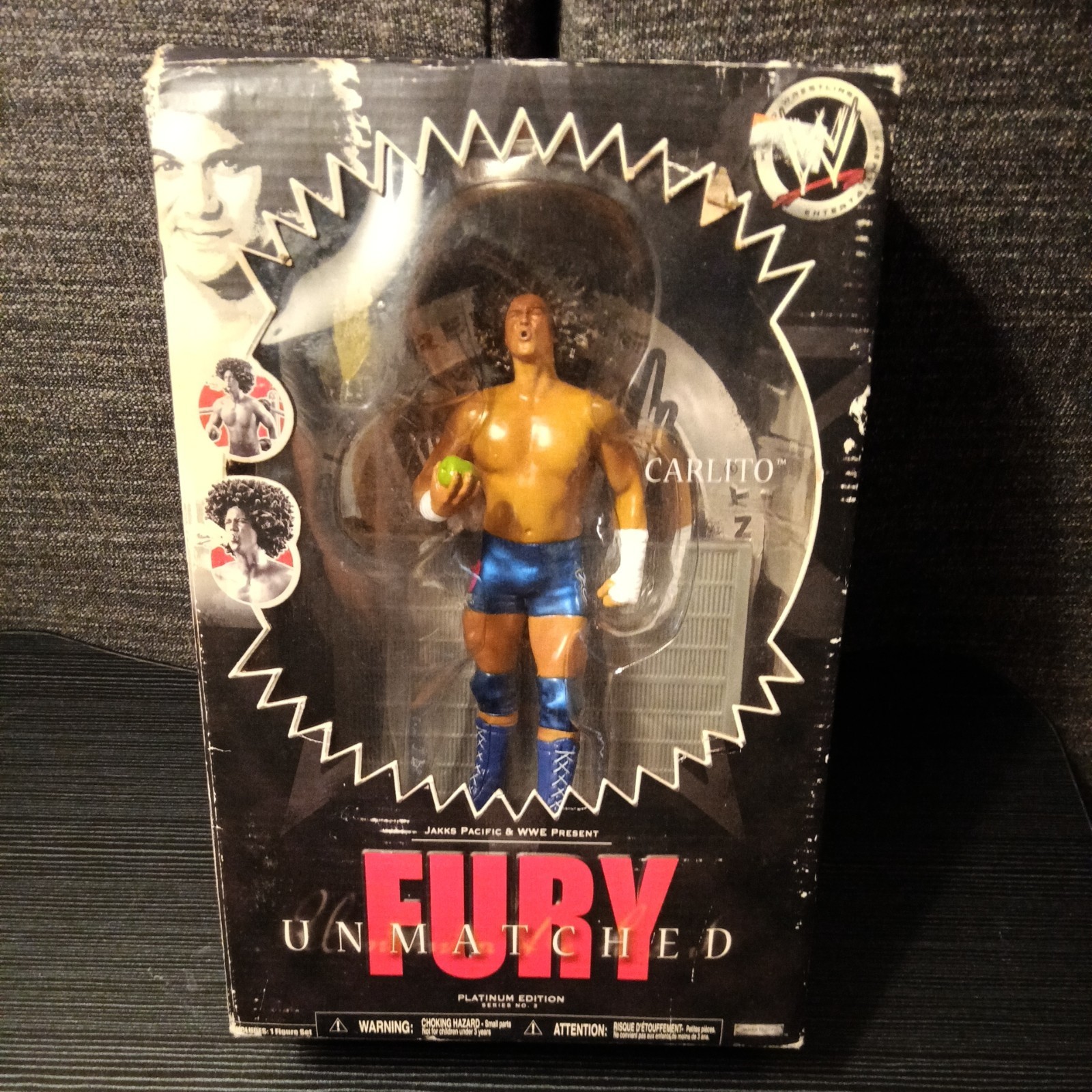 NEW WWE Jakks Pacific Unmatched Fury Carlito Platinum Series 3, 2007