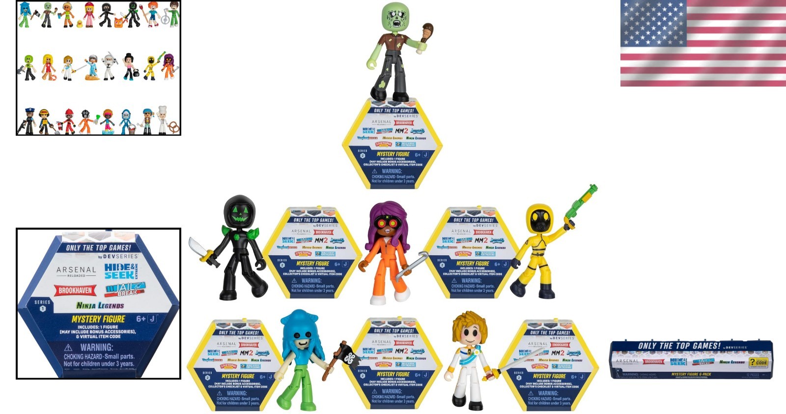 Unique Mystery Figures 2.75-inch Action Figurines – Unlock Your Adventure Today!