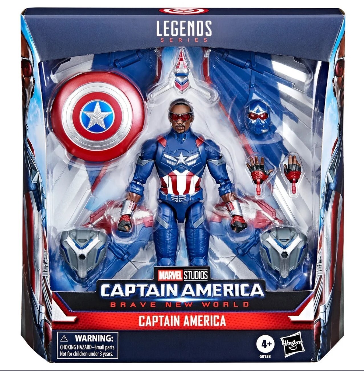 Captain America: Brave New World Captain America Deluxe 6&Prime; Figure ***IN-STOCK***