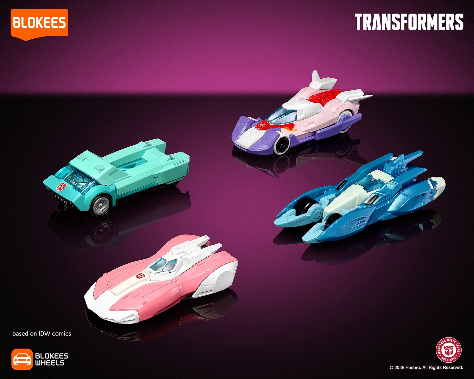 Blokees Transformers 1/64 Car Model Kit Toys Blind Box C03 Lockdown Special 2