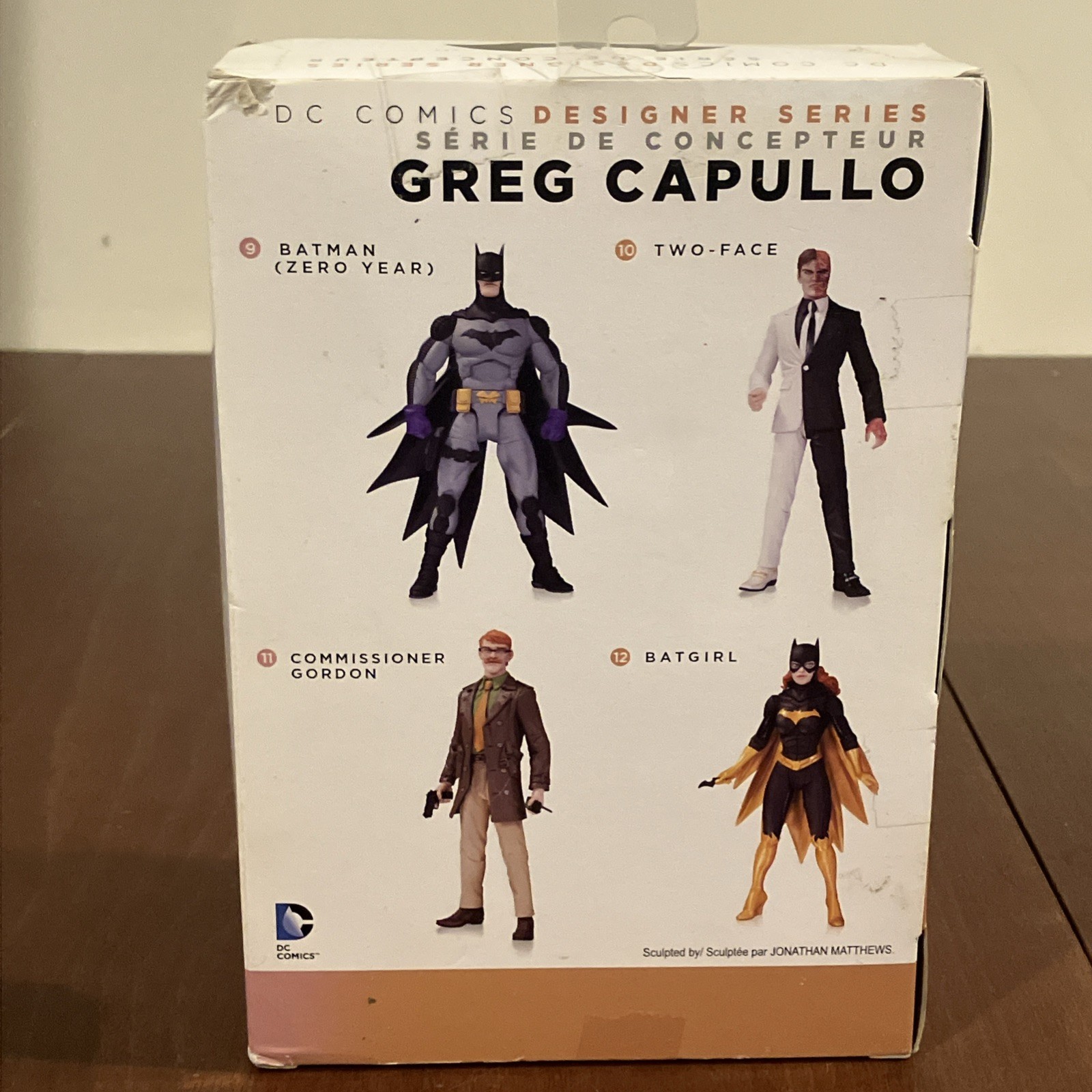 DC Comics Designer Series Commissioner Gordon Figure Greg Capullo DCU (Batman)