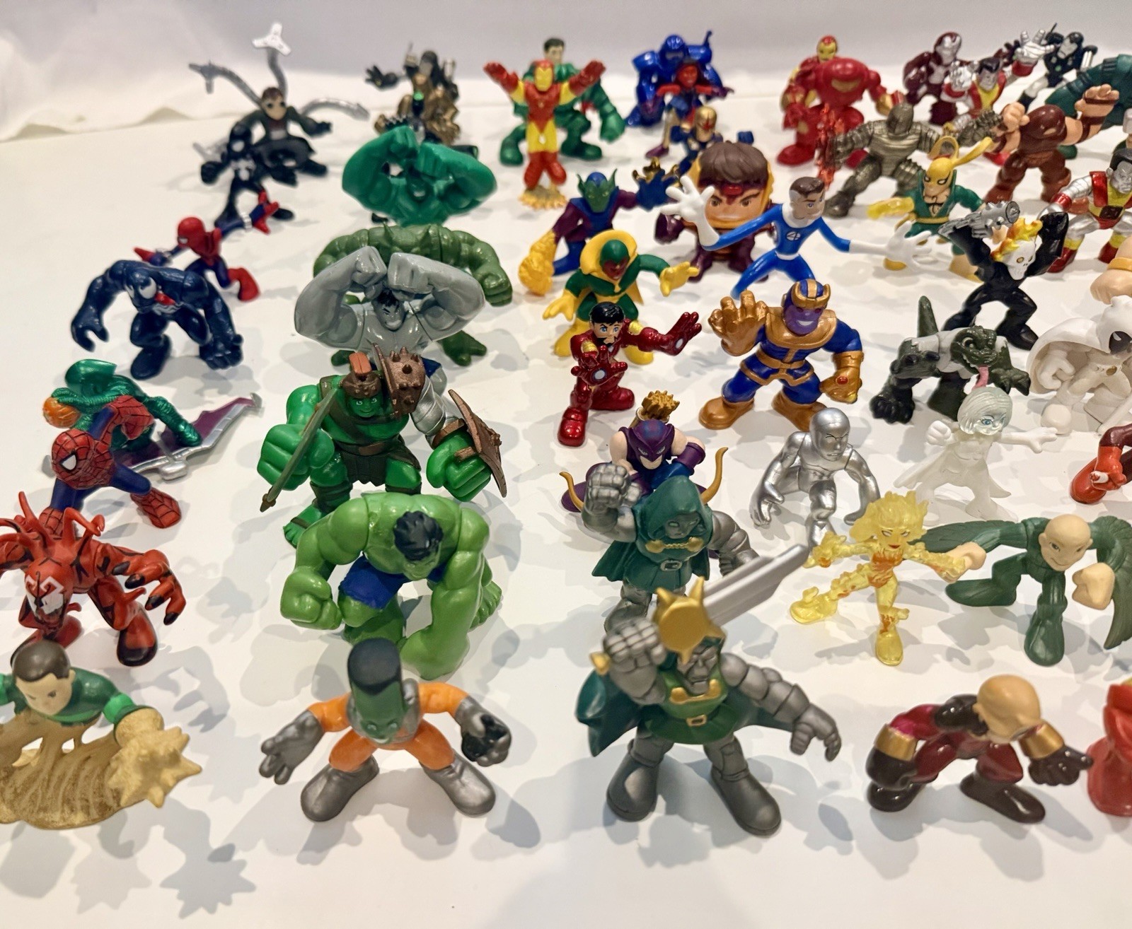 Marvel Super Hero Squad Collection – Lot of 75 Figure! Spider-Man Avengers X-Men