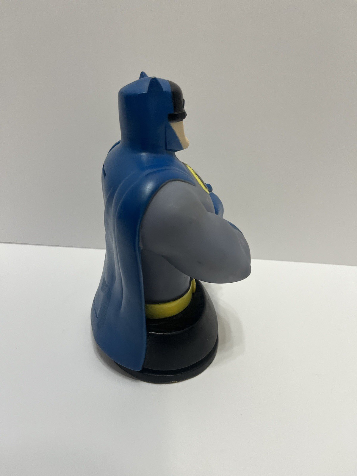 DC COMICS BATMAN PLASTIC BUST FIGURE BANK NO STOPPER KIU HUNG INDUSTRIES GOOD