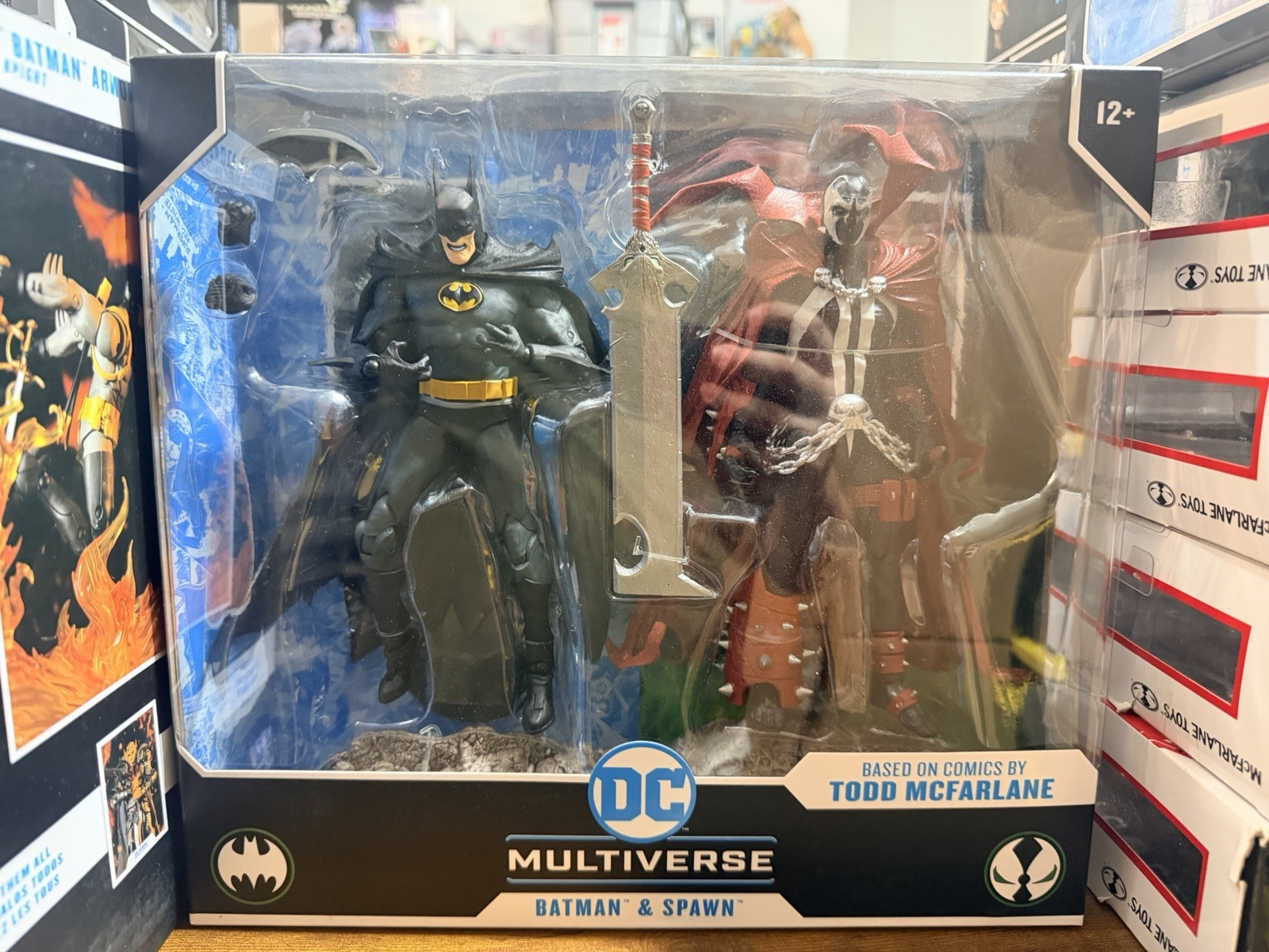 McFarlane DC Multiverse Todd McFarlane Batman And Spawn Action Figure Set