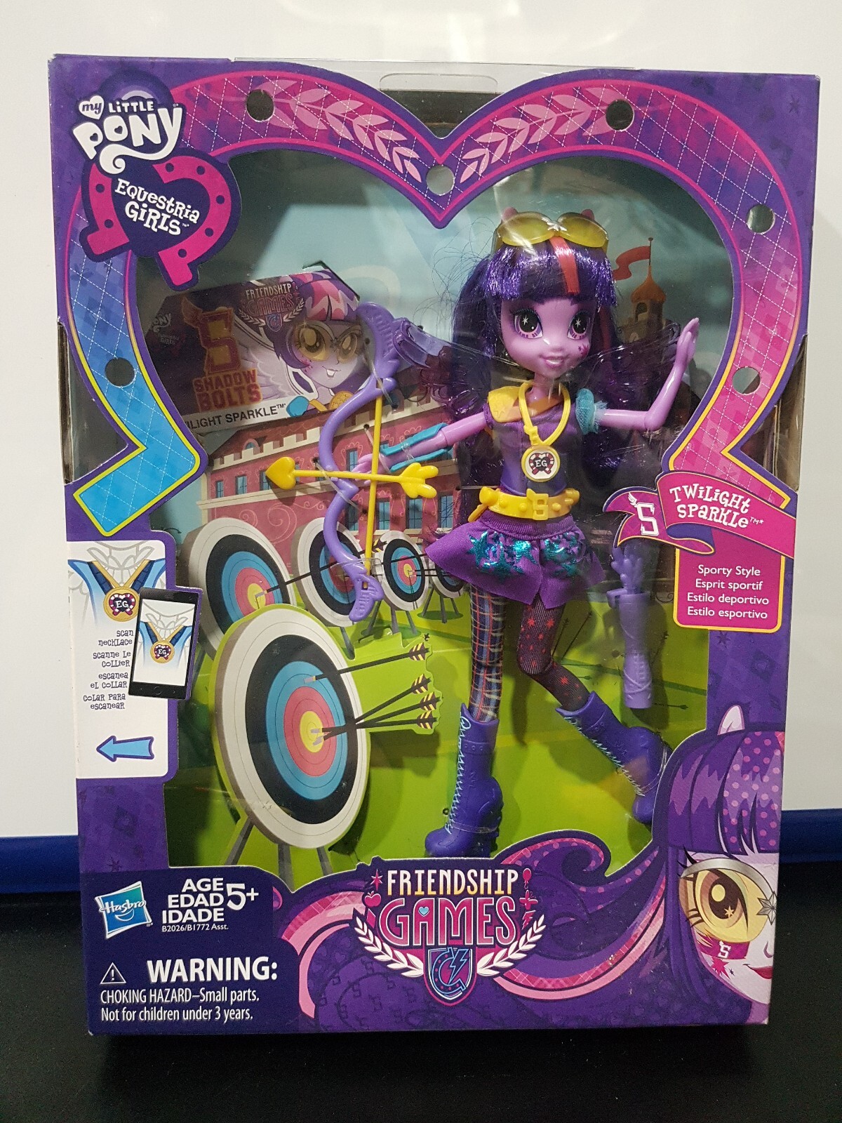 My Little Pony Equestria Girls Archery, Twilight Sparkle Doll NEW