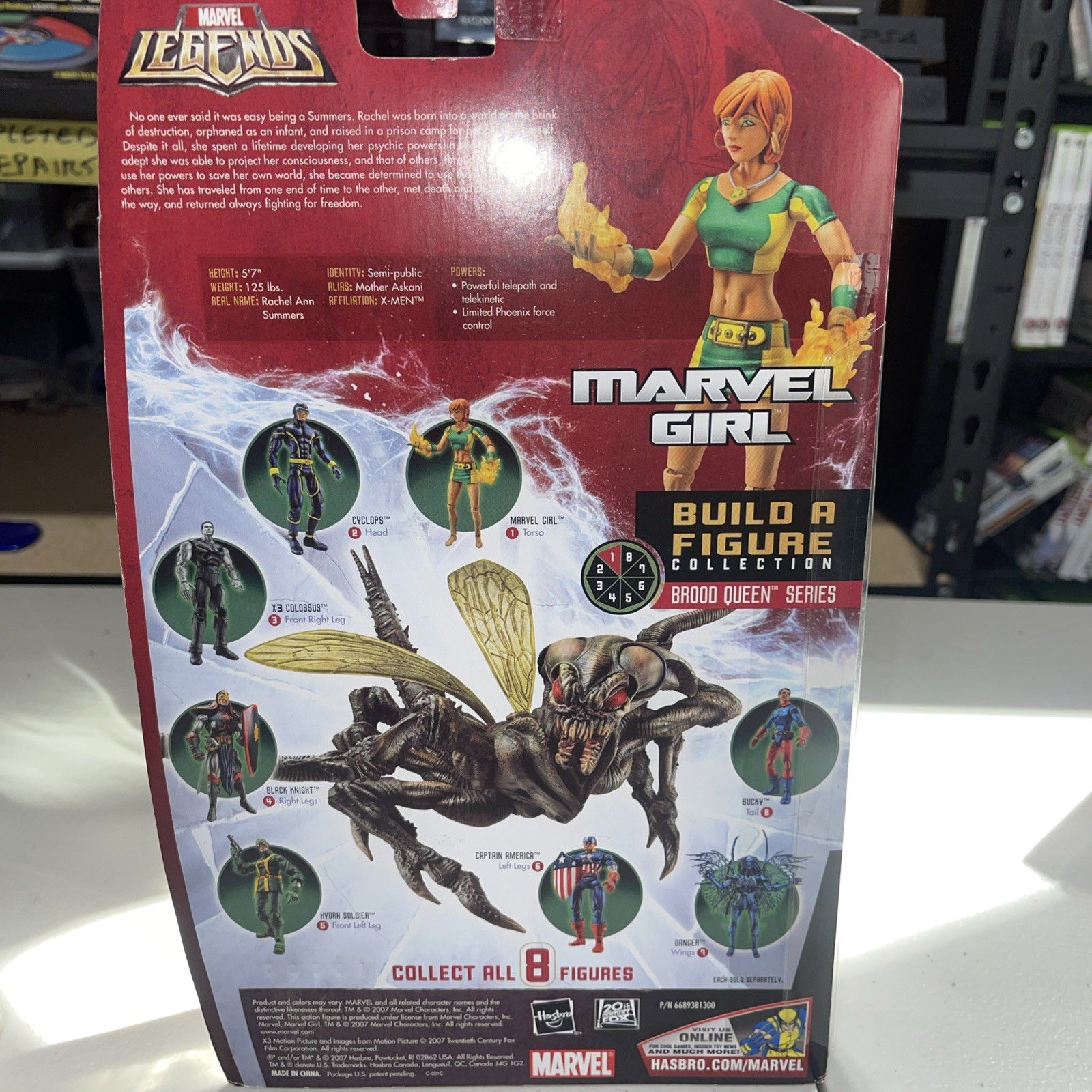Marvel Legends Brood Queen Series Marvel Girl Action Figure H71 #2, New Mint