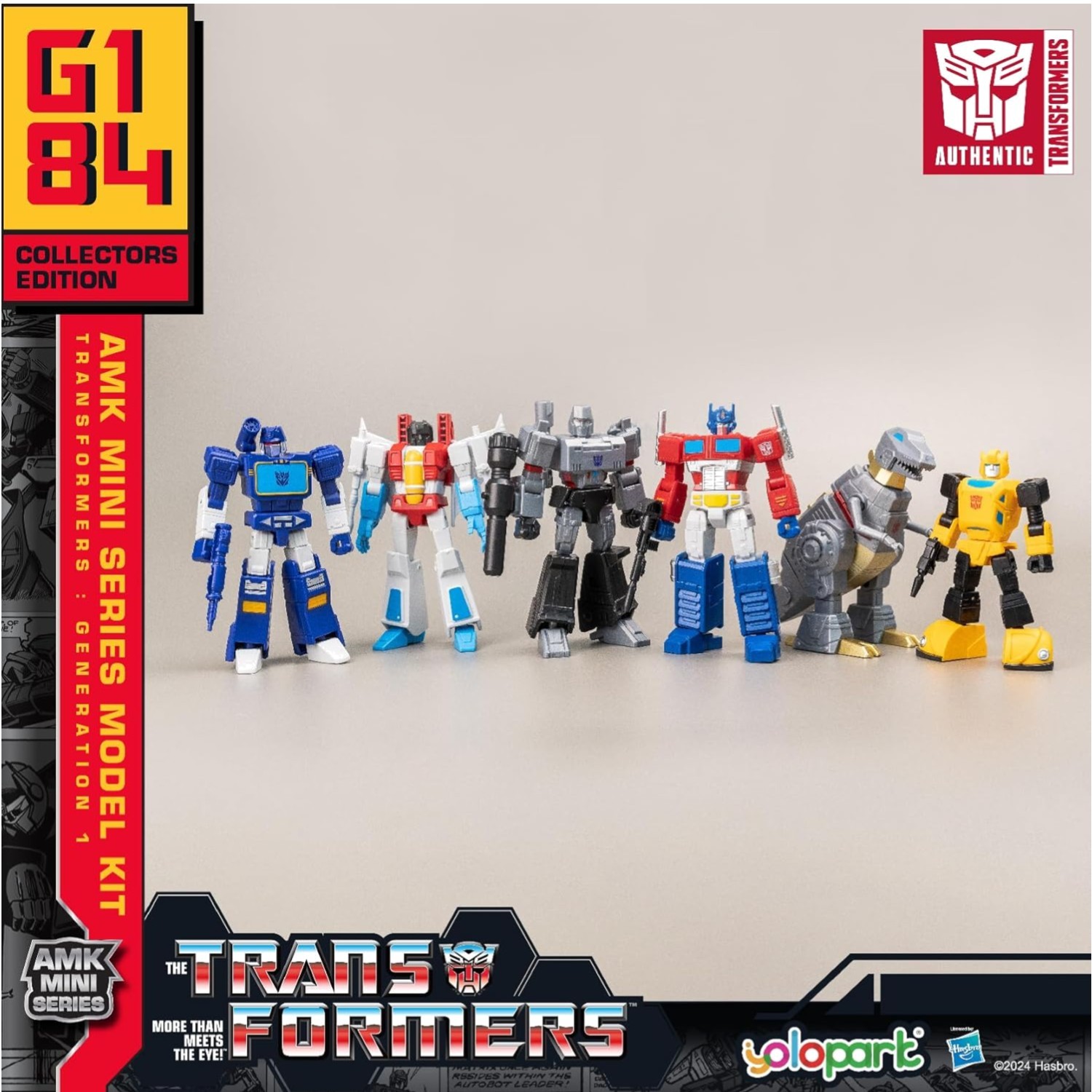 Transformers Toys 6-Pack G1 Action Figures,Highly Articulated Optimus Prime,B…