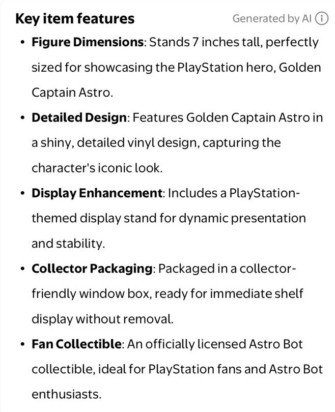 PlayStation Golden Captain Astro Bot 🤖, Culture Fly, 7” Vinyl Figure w/ Stand