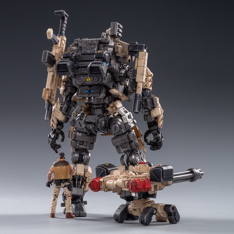 JOYTOY Steel Bone Armour Desert Ver Mecha 9&Prime; Robot & Pilot 1/25 Figure US SHIP