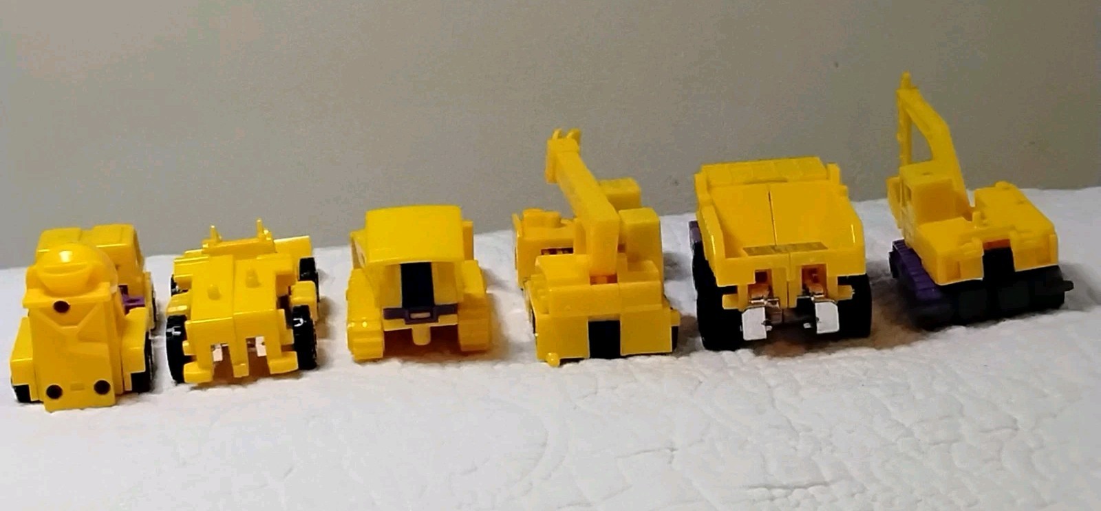 Vtg 1984 Transformers Constructicon Action Figures Accessory Lot Hasbro 1 Owner