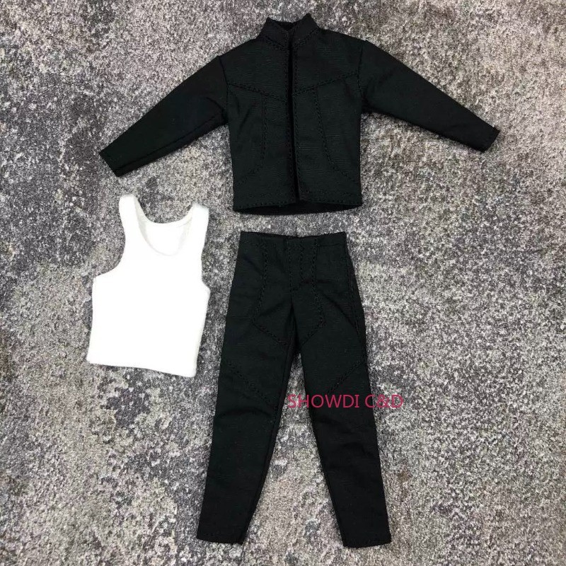 1/12 Scale Jacket Vest Pants Clothes Outfit Fit 6 » Male Soldier Action Figure