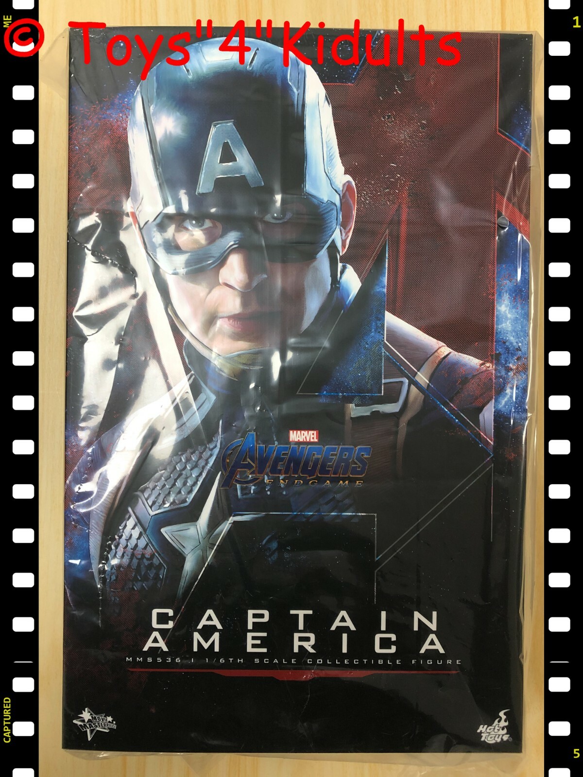 🔥 Hot Toys MMS536 Avengers Endgame Captain America Chris Evans 1/6 Figure NEW