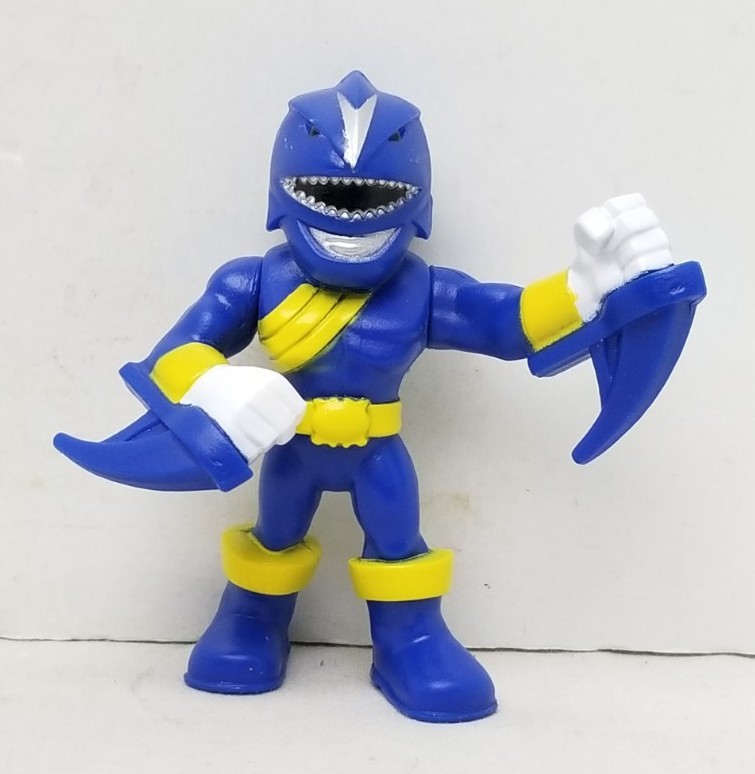 Playskool Heroes Power Rangers S.1 Wild Force Blue Shark Ranger Blind Bag Figure