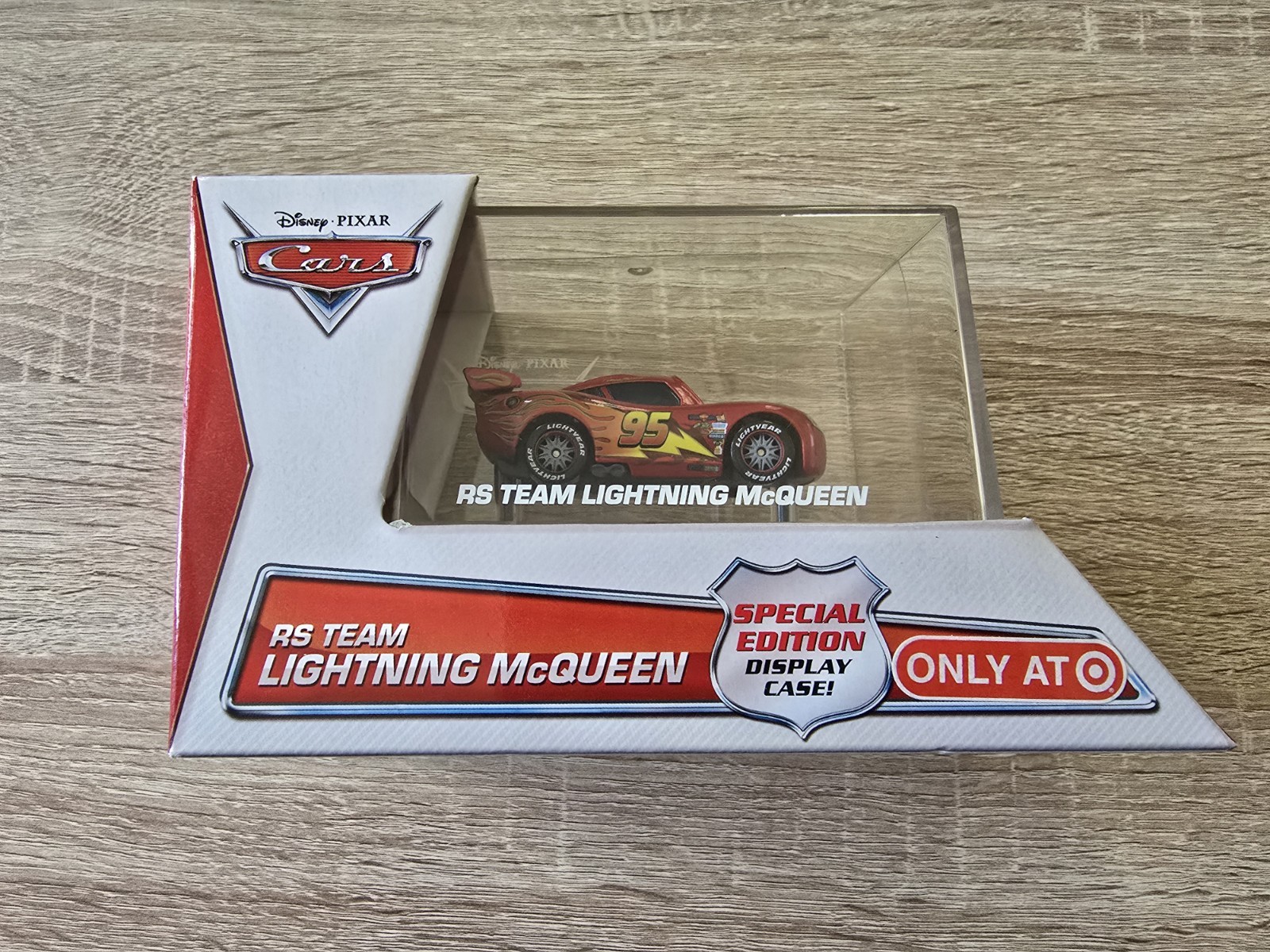 New RS Team Lightning McQueen Special Edition Target Exclusive In Display Case