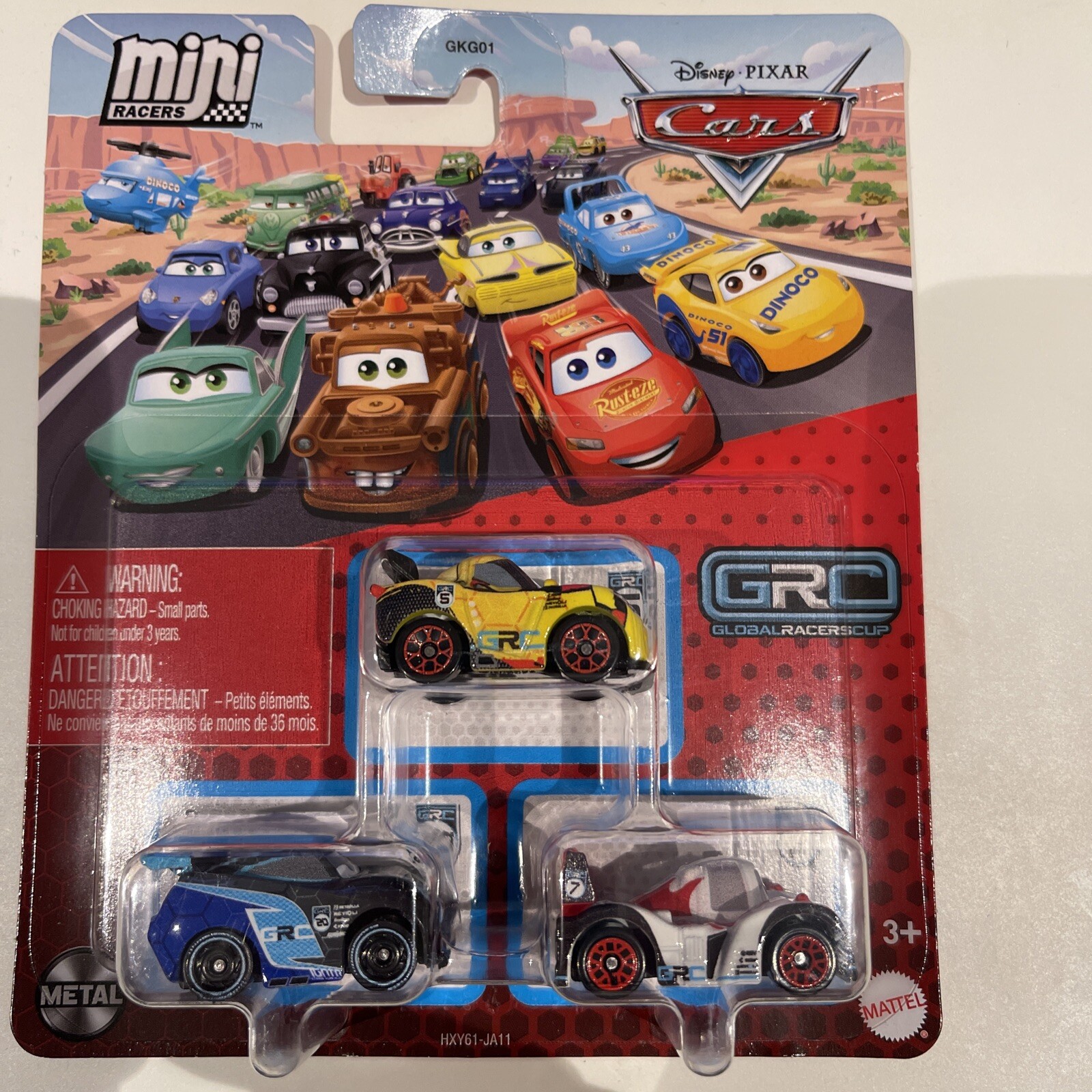 Disney Pixar Cars Mini Jackson Storm Miguel Camino Shu Todoroki 2024 3 Pack Mini