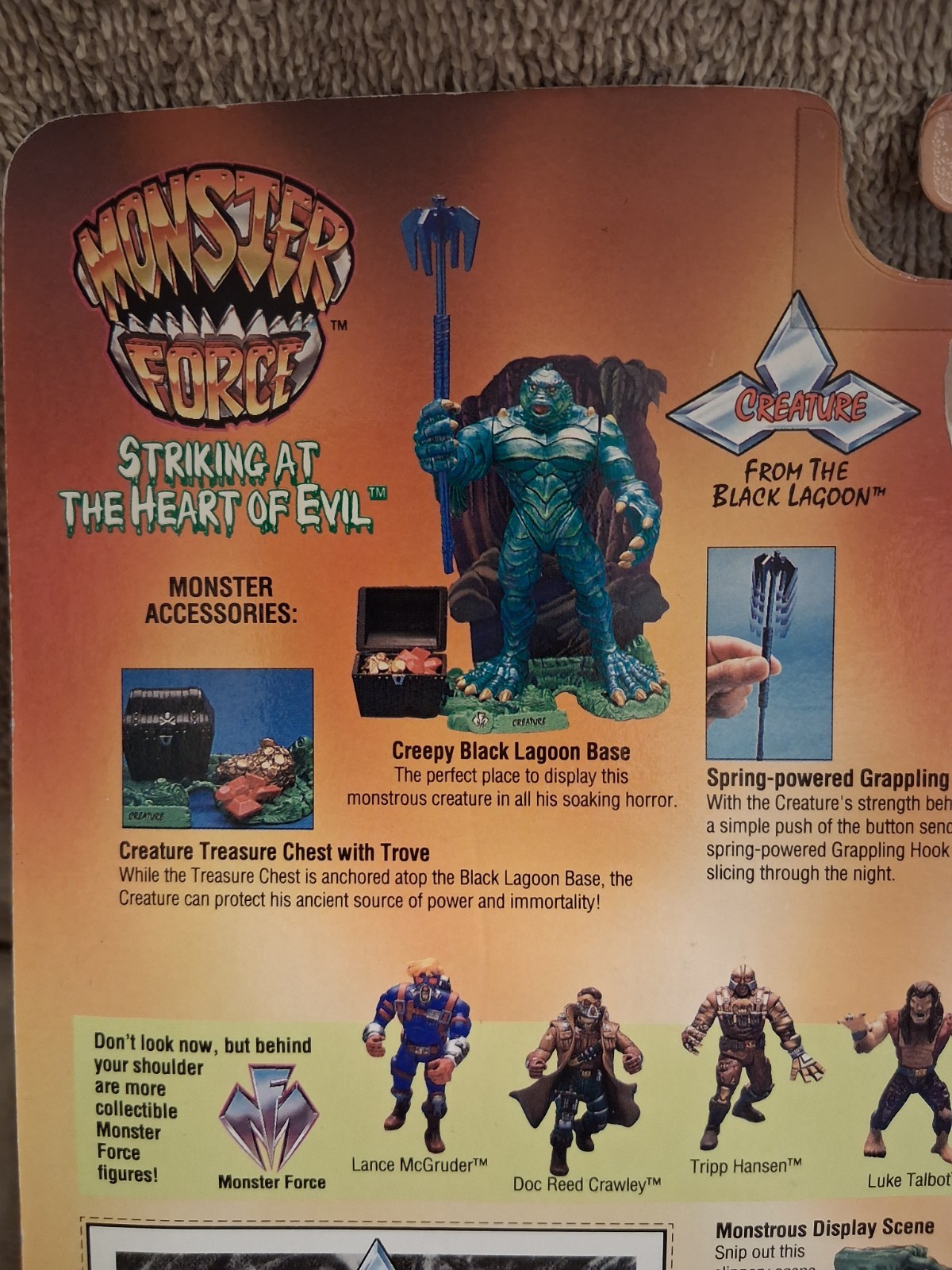 MONSTER FORCE Creature From The Black Lagoon 1994 by Playmates Vintage and cool!